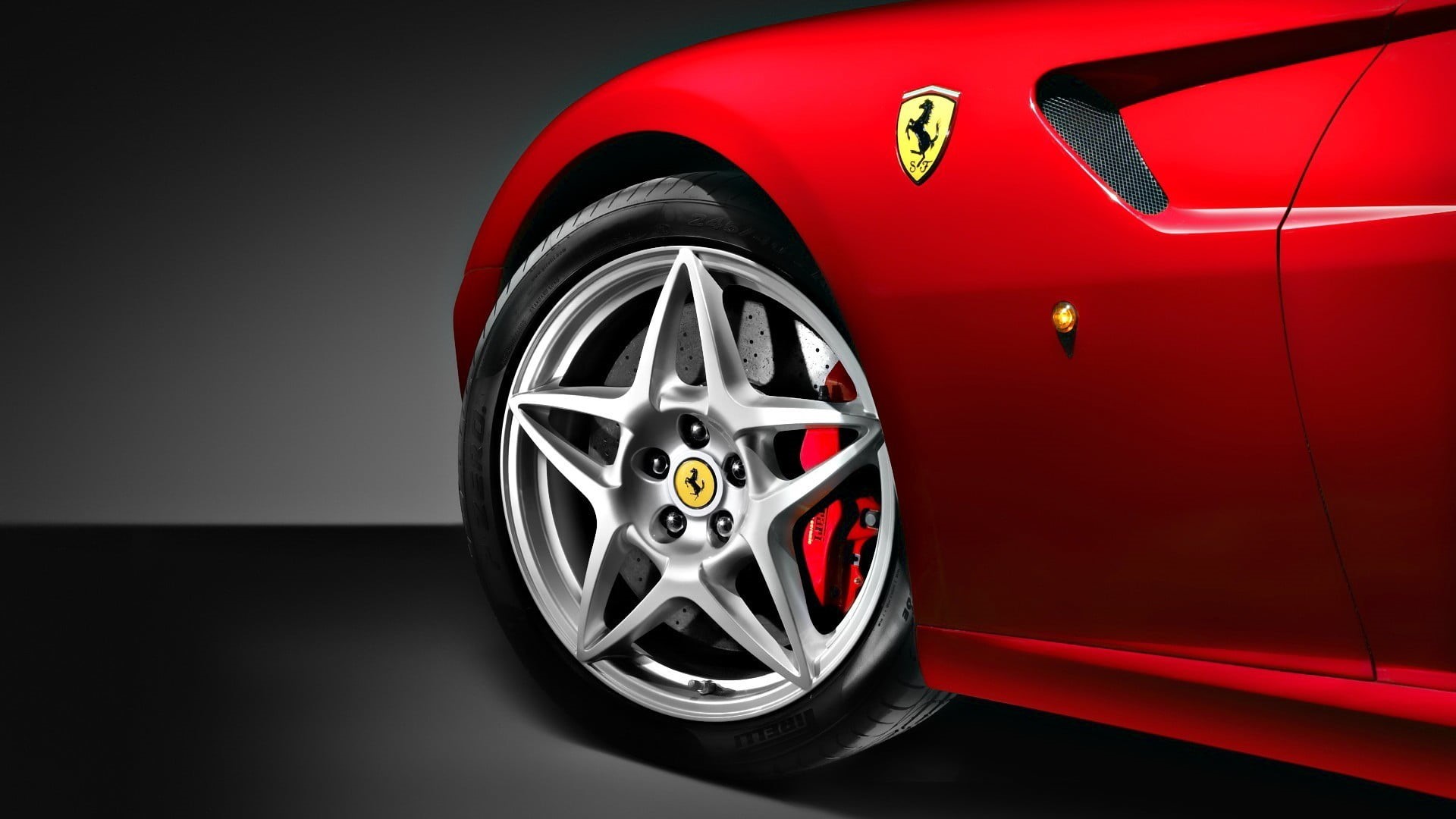 1080P, indoors, wealth, transportation, studio shot, sports car, tire, car, close-up, reflection, vehicle, motor vehicle, pride, wheel, gray, emotion, HD Wallpaper