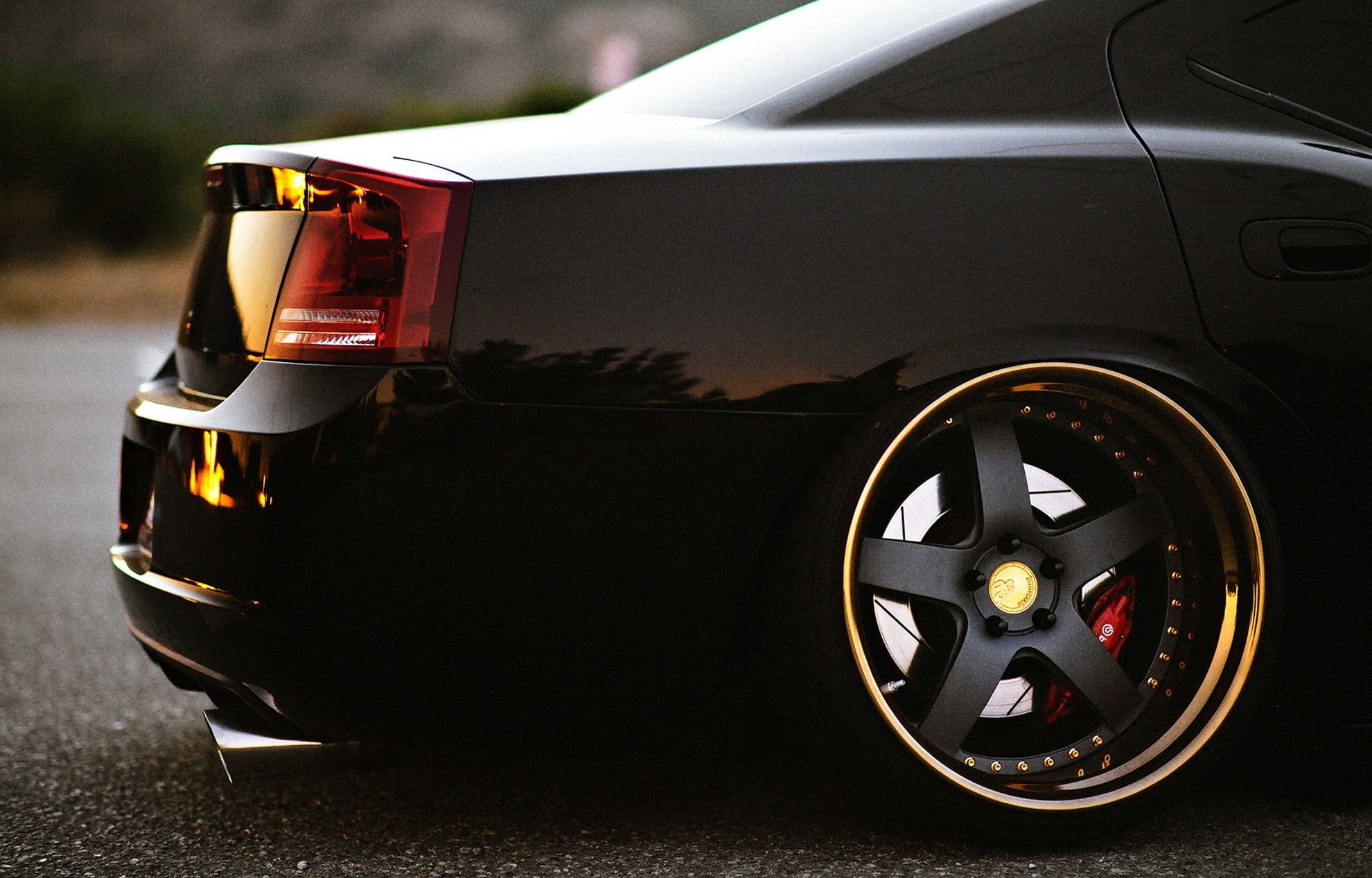 mode of transportation, outdoors, no people, close-up, transportation, tire, travel, vehicle, black color, red, 1080P, tail light, car, motor vehicle, HD Wallpaper