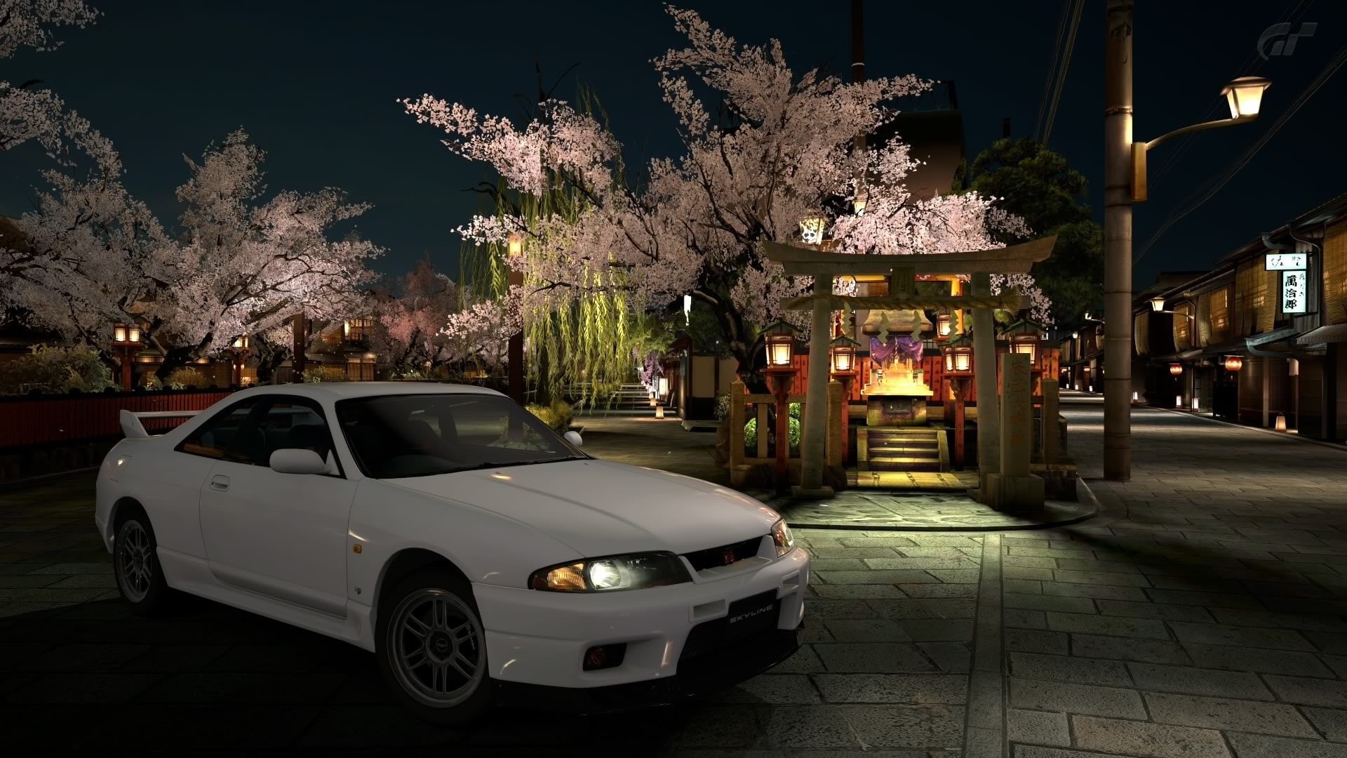 video, gran, 1080P, turismo, jdm, Gran Turismo 5, r, hd, Nissan Skyline R33 GTR, nissan, art, gtr, skyline, x, games, HD Wallpaper