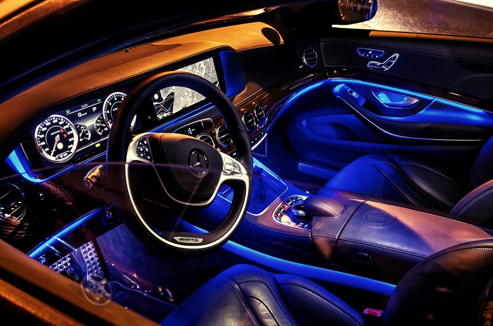 speed, driving, s-class, mode of Transport, gray, interior, motor vehicle, transportation, dashboard, elegance, indoors, salon, bMW, gearshift, speedometer, HD Wallpaper
