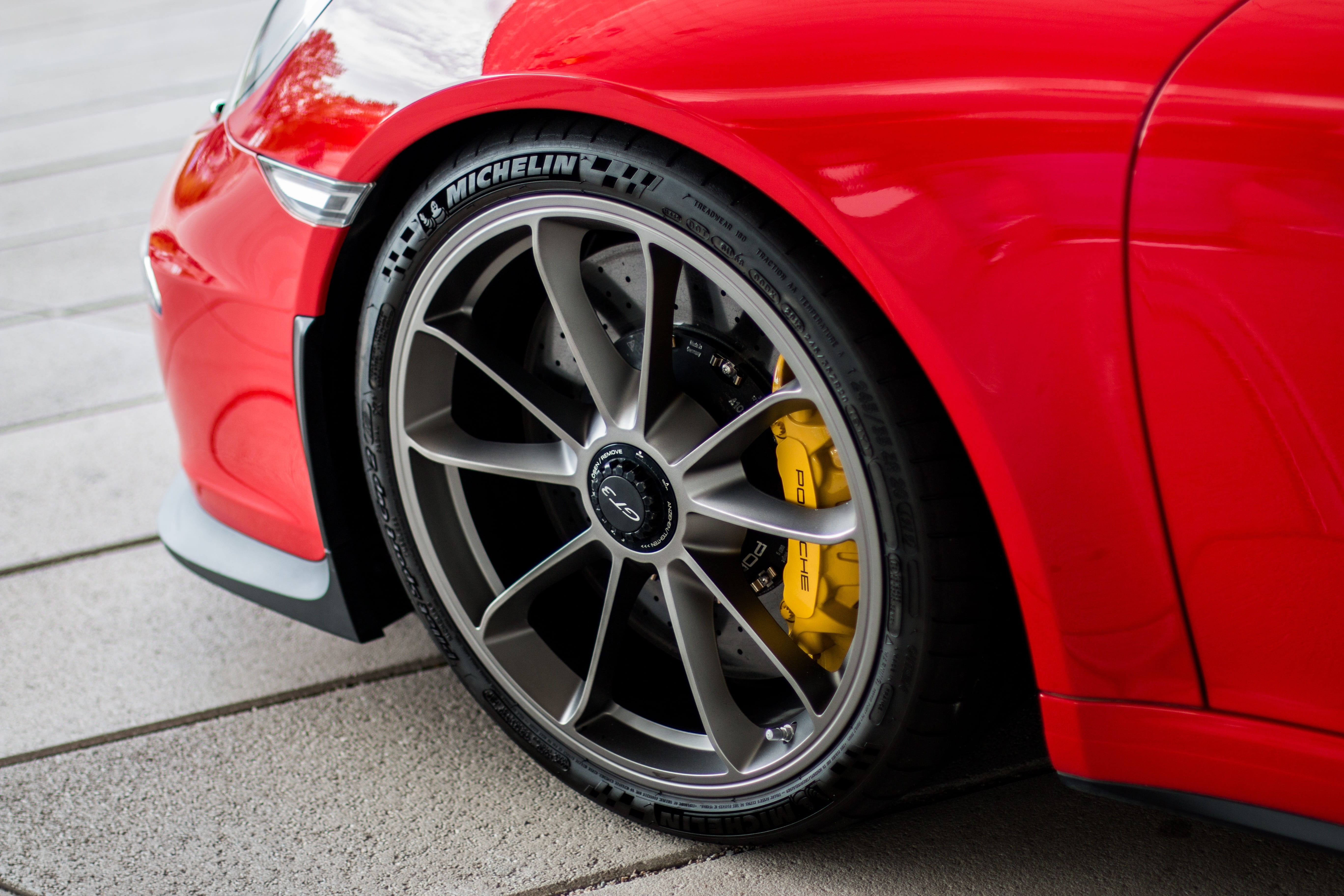 day, pattern, wealth, auto, red, tire, land vehicle, mechanic, sports car, close-up, new, silver colored, transport, vehicle, automotive, outdoors, motor, HD Wallpaper