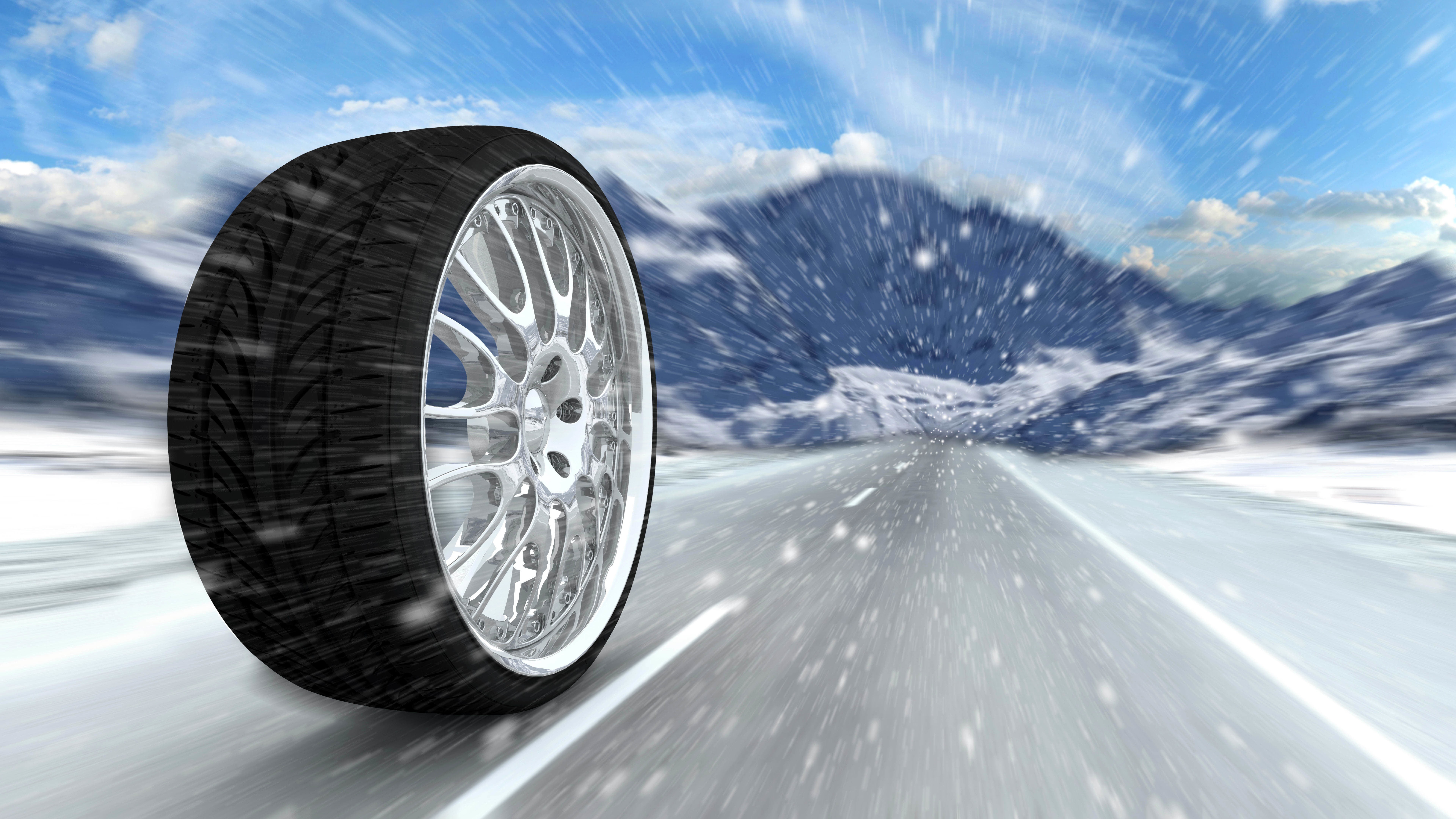 silver colored, mode of Transport, scenics, mountain, transportation, snowfall, markup, abstraction, cold - Temperature, tyre, snow, road, driving, HD Wallpaper