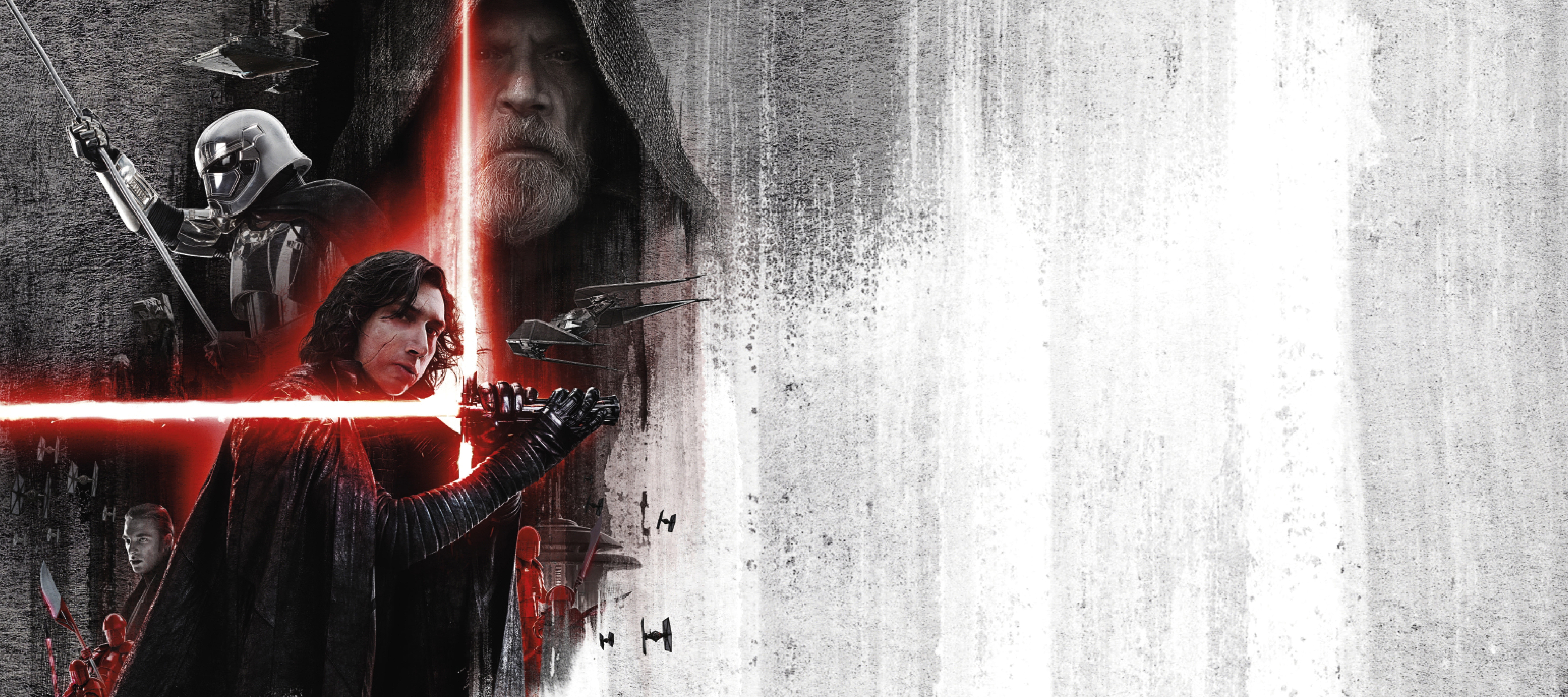 Star Wars: The Last Jedi, 8k, 8K, Adam Driver, poster, Mark Hamill, HD Wallpaper