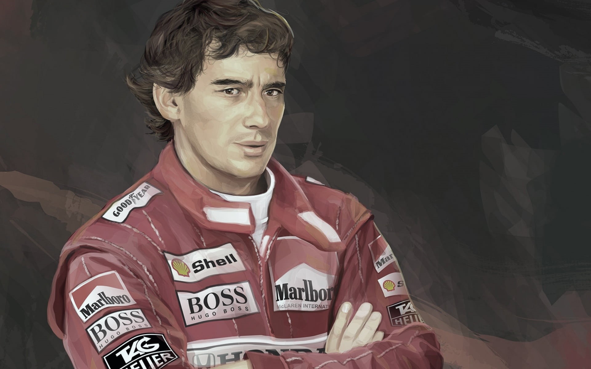 1080P, Racing driver, Figure, Ayrton Senna, Sport, HD Wallpaper