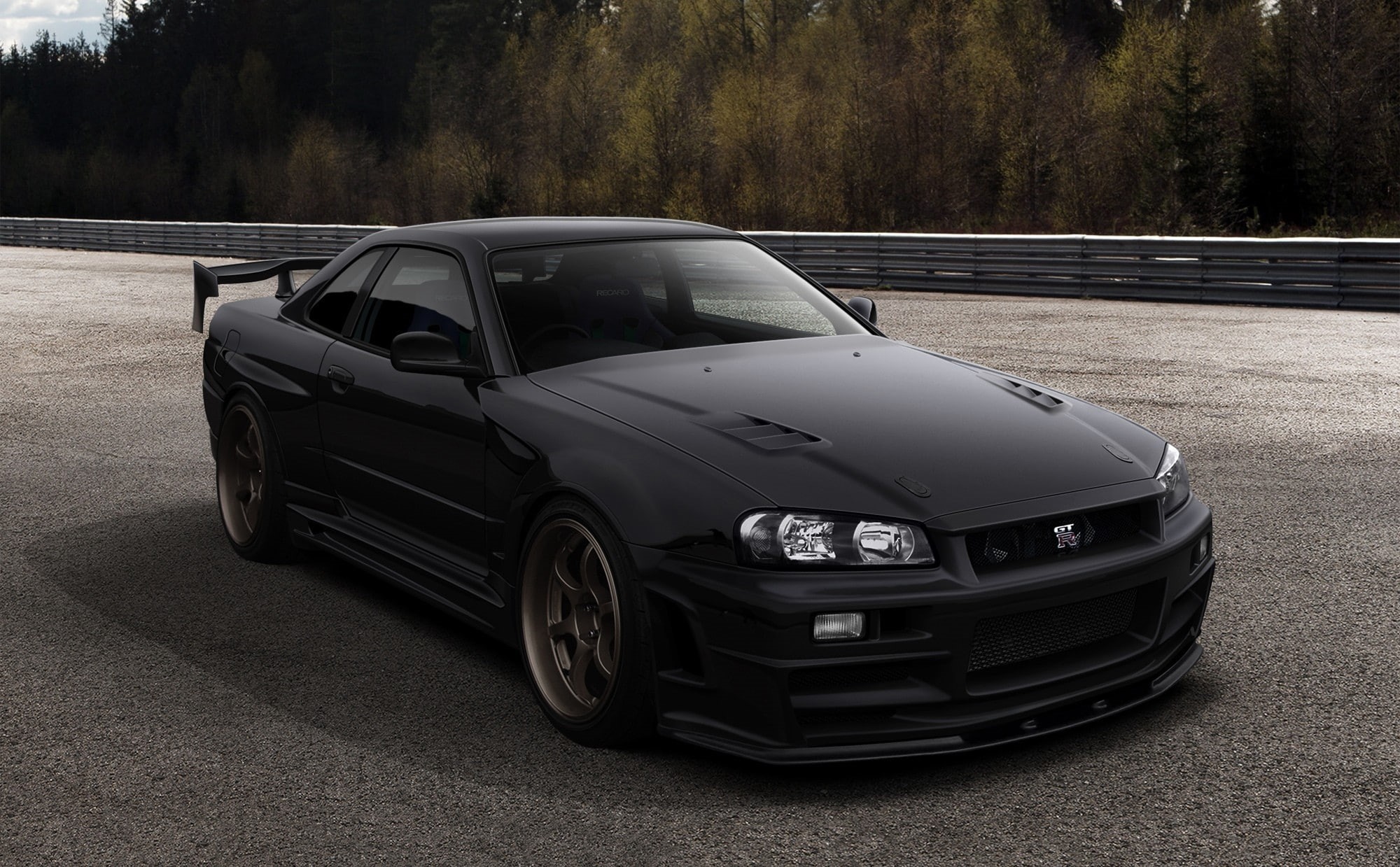 Nissan, 1080P, hd, gtr, skyline, art, r, x, cars, HD Wallpaper