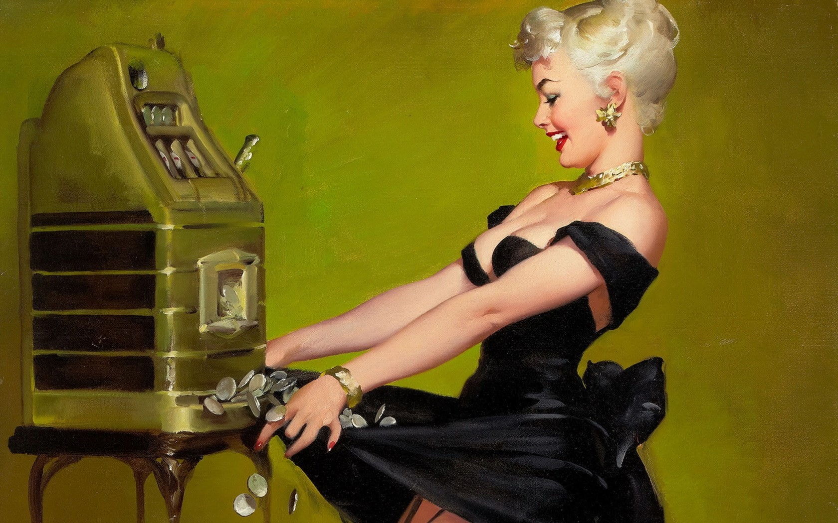 720P, pin up, HD Wallpaper