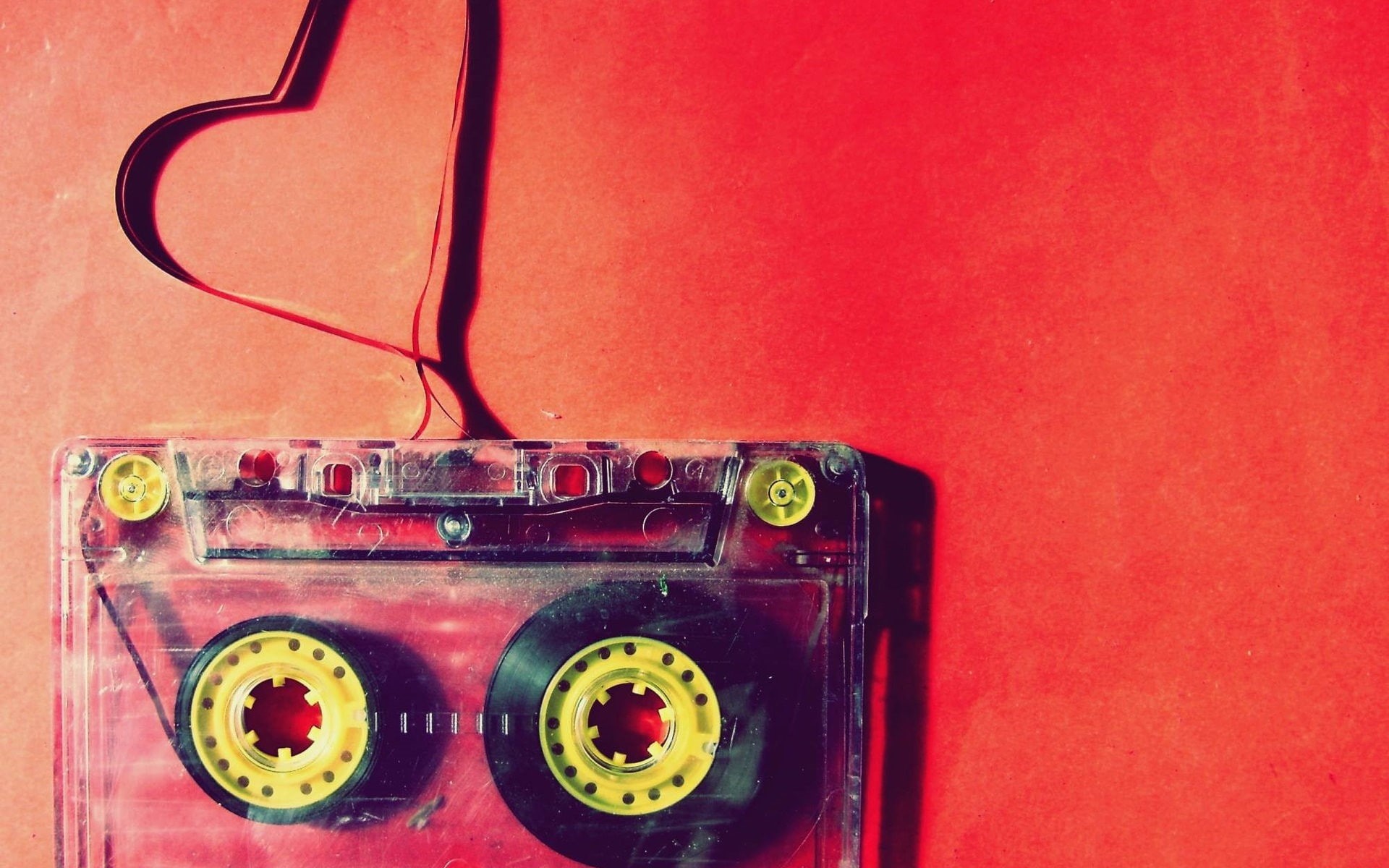 hd, 1080P, casette, entertainment, Music, x, hearts, Love, art, creative, HD Wallpaper