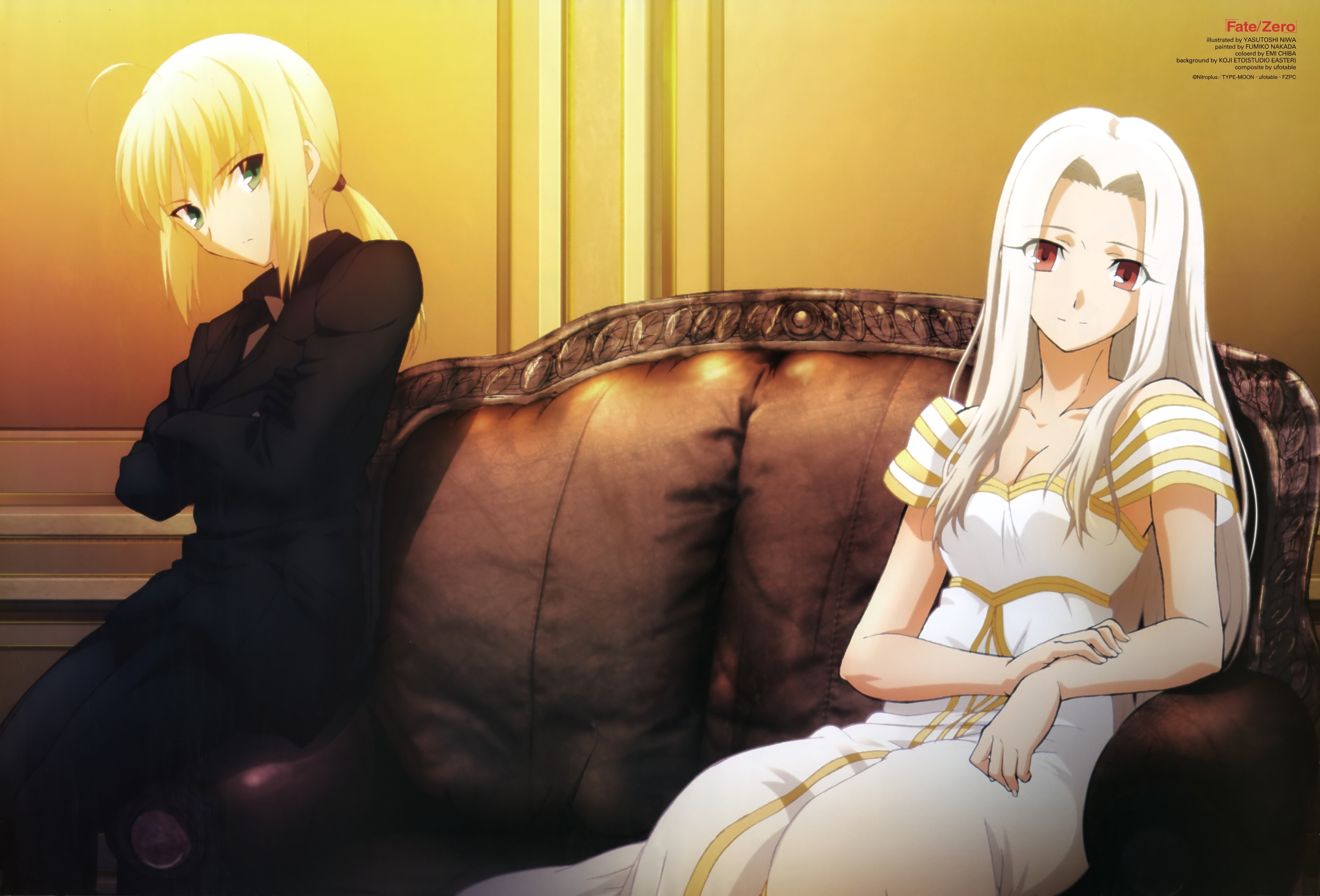 Fate series, fatestay, einzbern, art, von, hd, Fate/stay Night, saber, series, Fate/zero, irisviel, fatezero, night, fate, stay, anime, Irisviel von Einzbern, HD Wallpaper
