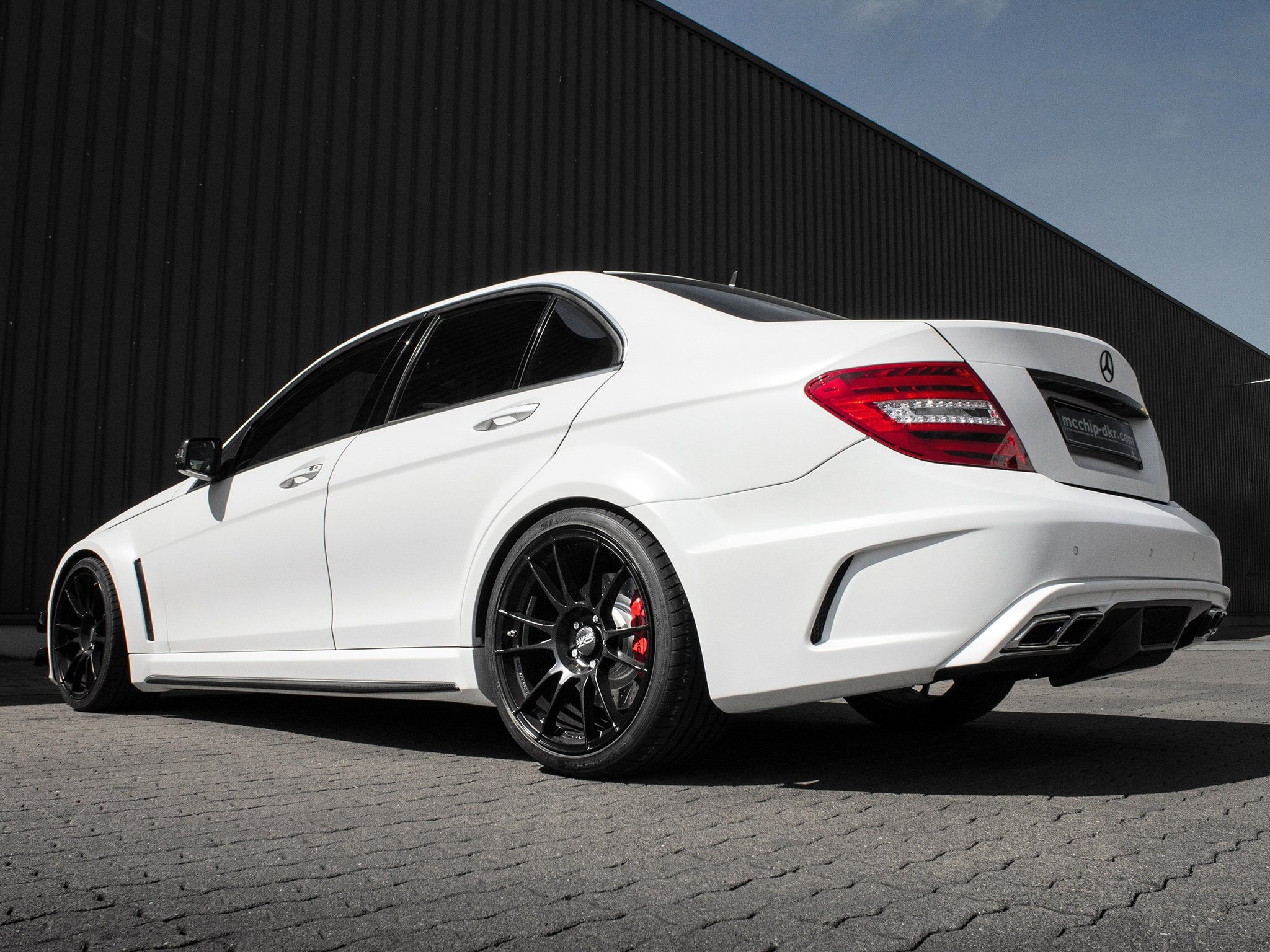 mercedes, tuning, benz, 1080P, 2014, w204, c63, amg, mcchip dkr, HD Wallpaper