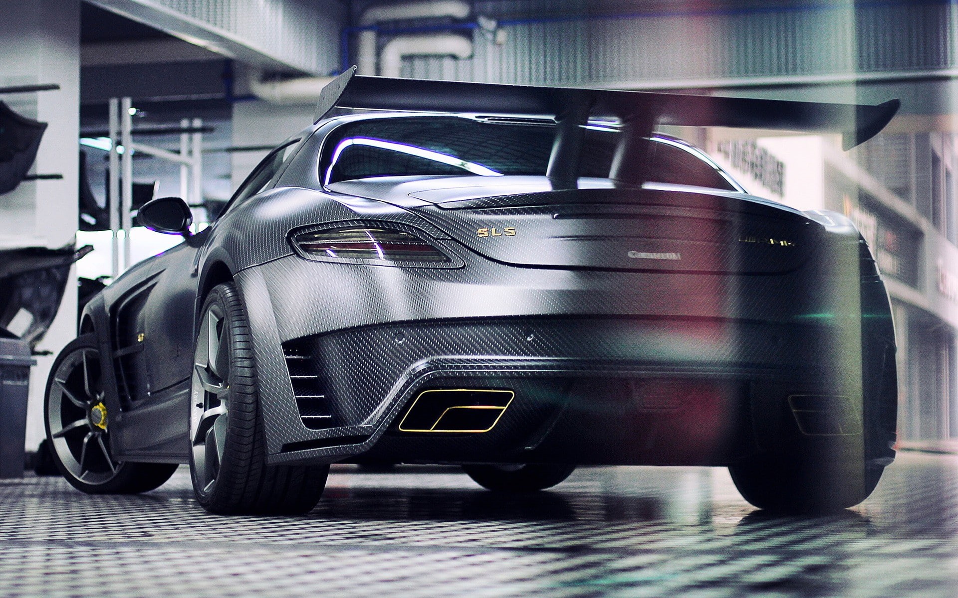 Mercedes-Benz SLS AMG, car, 1080P, C63 AMG, Mansory, HD Wallpaper