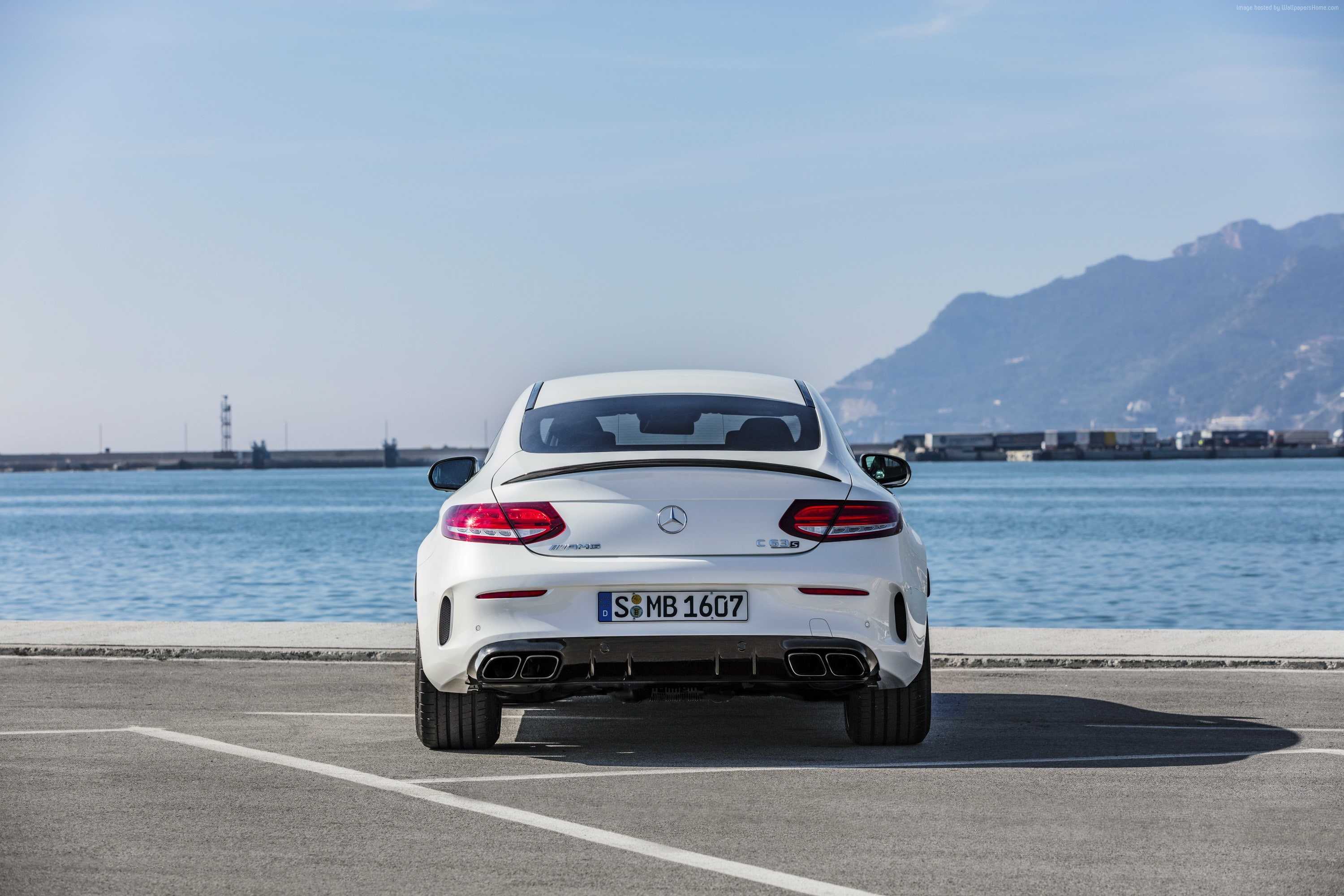 Mercedes-Benz C63 S AMG Coupe, 2019 Cars, 4K, 2K, HD Wallpaper