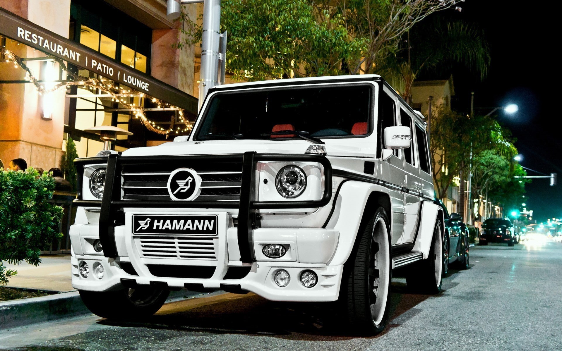 no people, night, built structure, architecture, g 63, car, city, travel, motor vehicle, plant, transportation, Mercedes-Benz, land vehicle, building exterior, HD Wallpaper