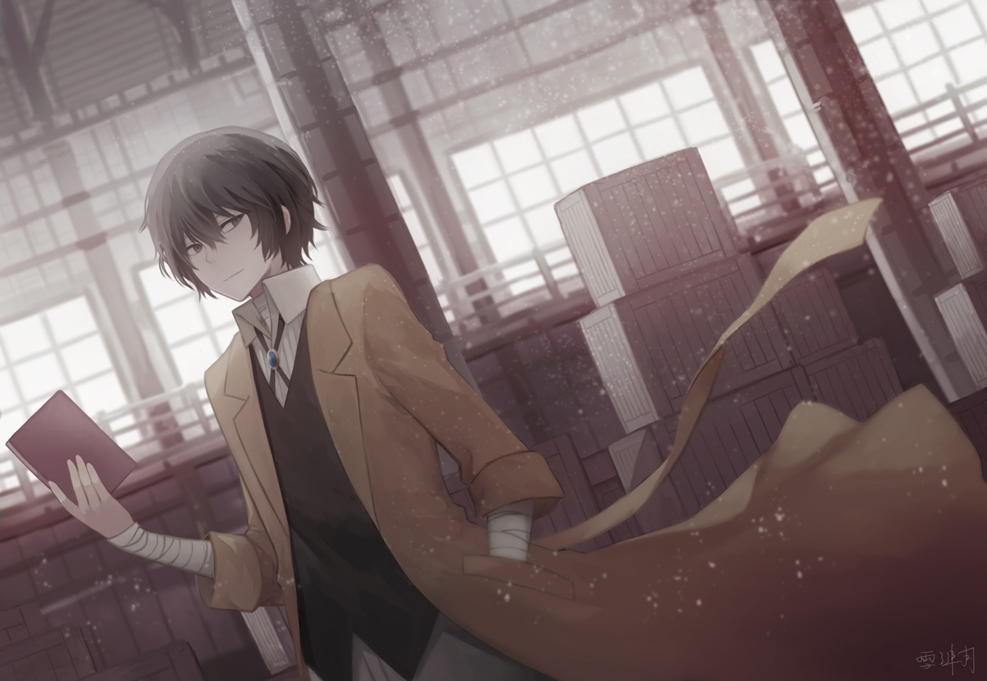 Anime, 1080P, Bungou Stray Dogs, Osamu Dazai, HD Wallpaper