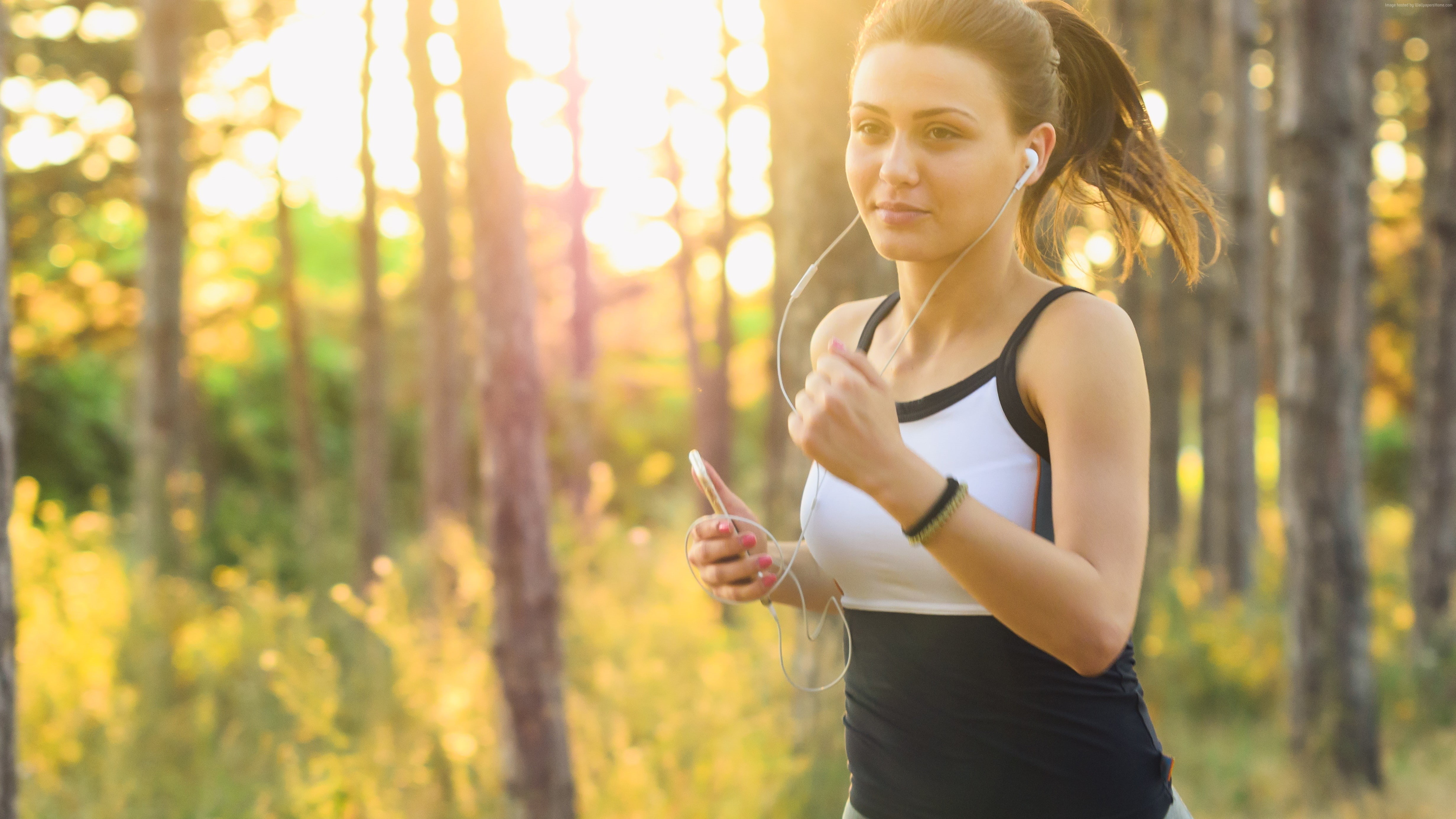 sportswear, motivation, dumbbells, 4K, Girl, fitness, workout, gym, exercise, HD Wallpaper