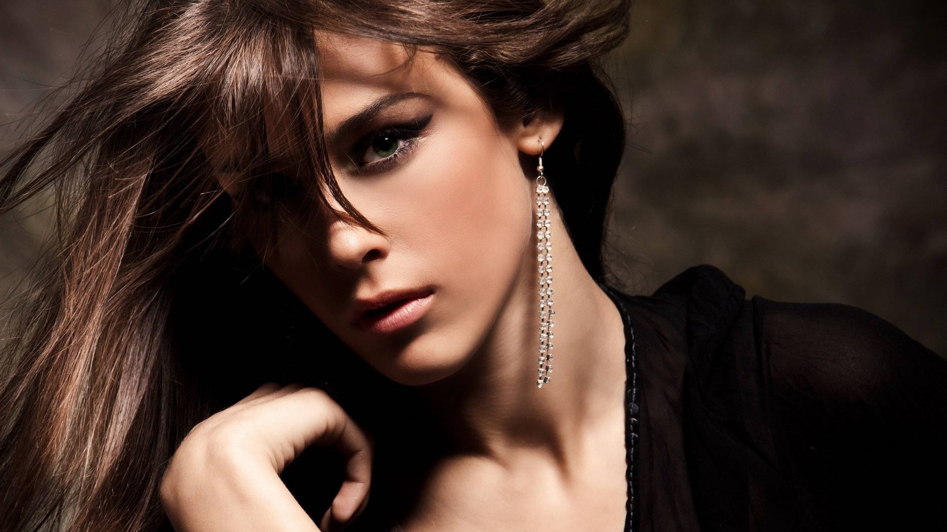 beautiful woman, elegance, human hair, high society, young adult, adult, portrait, body part, teenager, hair, 1080P, emotion, beauty, young women, hairstyle, HD Wallpaper