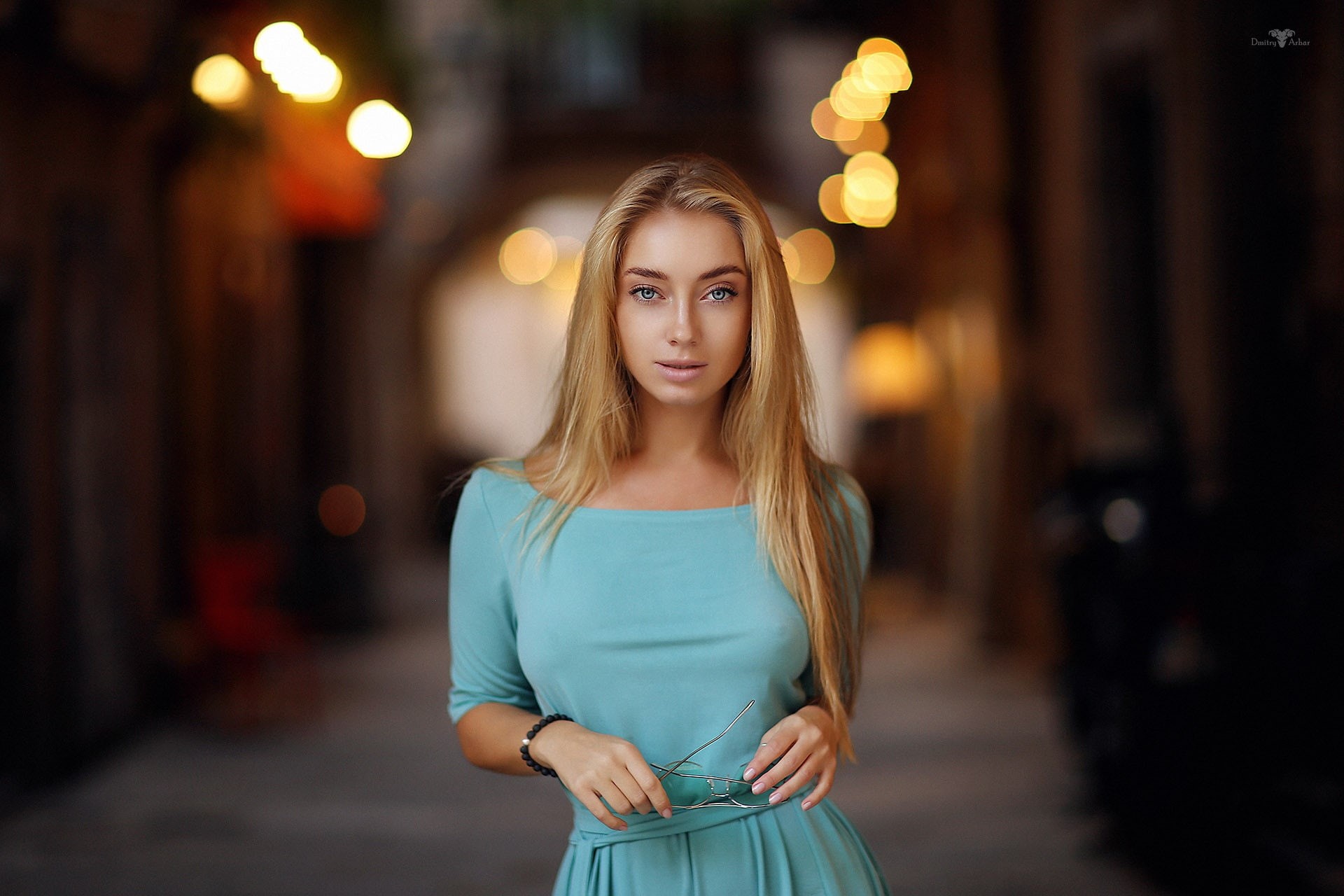 blonde, model, portrait, 1080P, Dmitry Arhar, women, HD Wallpaper