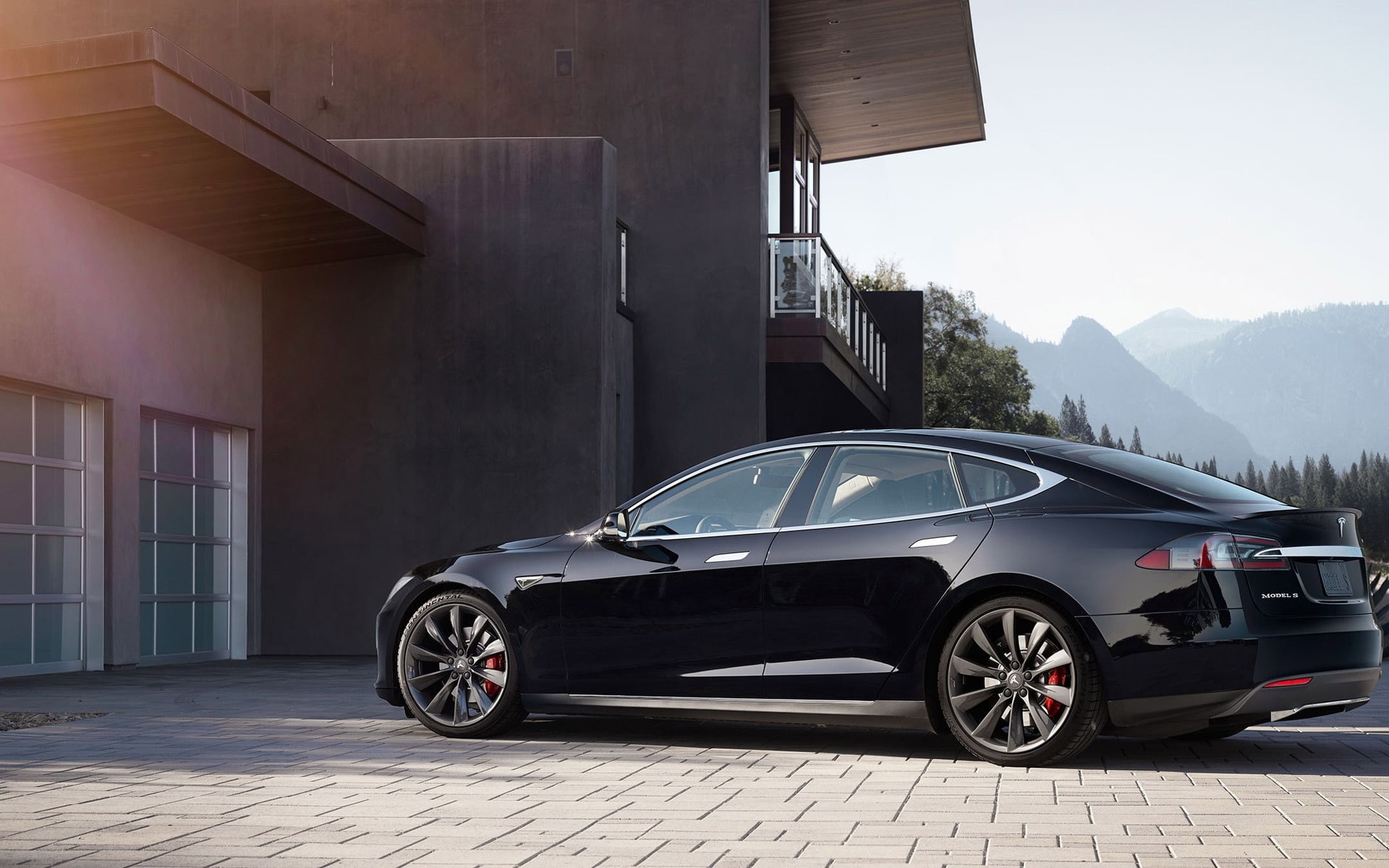 tesla, s, model, 1080P, Tesla Model S, black, HD Wallpaper
