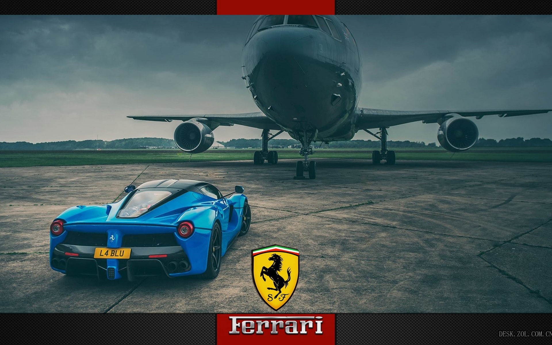 italian, blue cars, 1080P, car, supercars, Ferrari LaFerrari, vehicle, Ferrari, HD Wallpaper