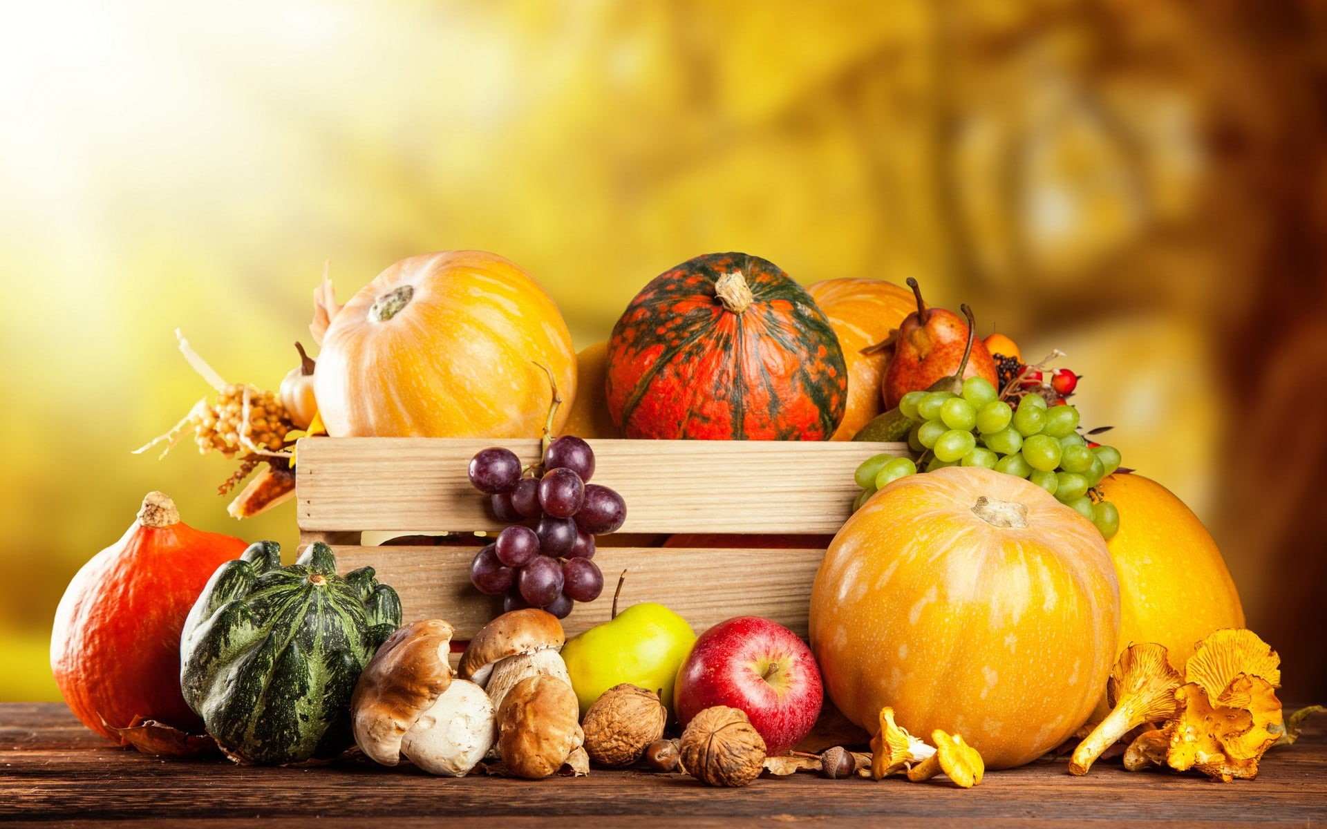 wellbeing, no people, fruit, vegetable, food, fruits, freshness, healthy eating, yellow, autumn, nature, holiday - event, ripe, pumpkin, lunch, choice, HD Wallpaper