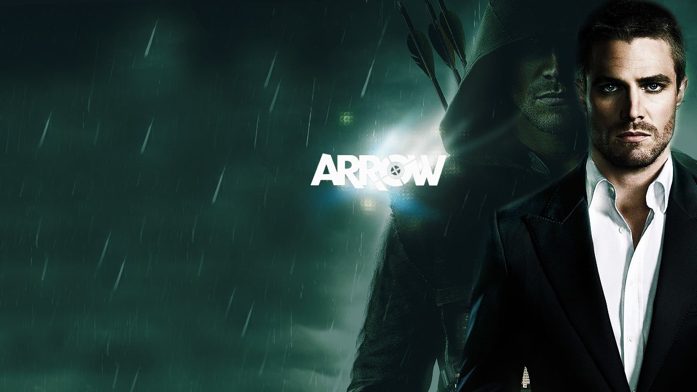 illuminated, night, one person, adult, Arrow, suit, waist up, young adult, well-dressed, business, Stephen Amell, business person, portrait, males, contemplation, HD Wallpaper