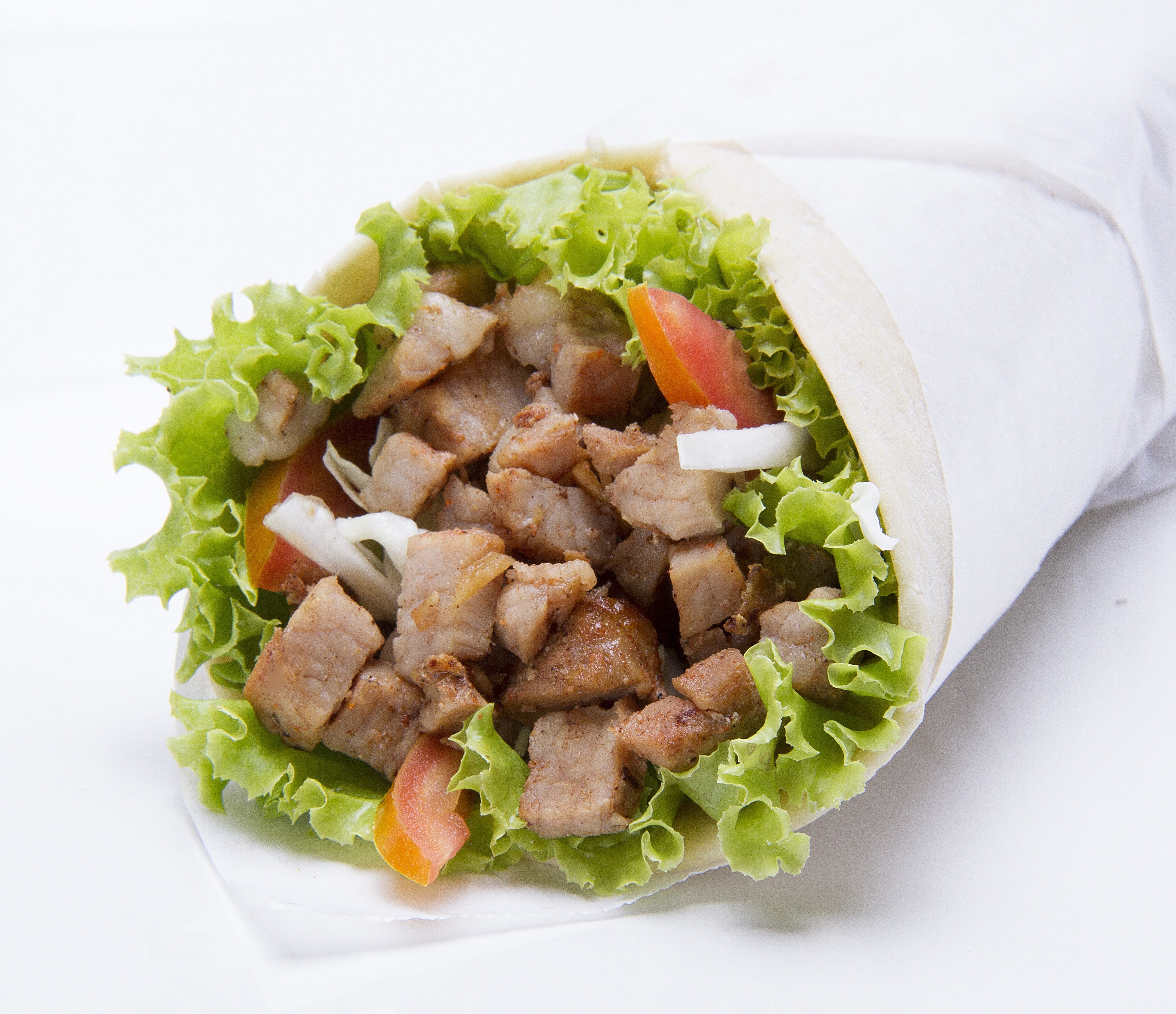 4K, Pork, beef, chopped, vegetable, freshness, Fast, shawarma, hamburger, arab, wellbeing, healthy eating, burger, Sandwich, food and drink, greek, indoors, HD Wallpaper