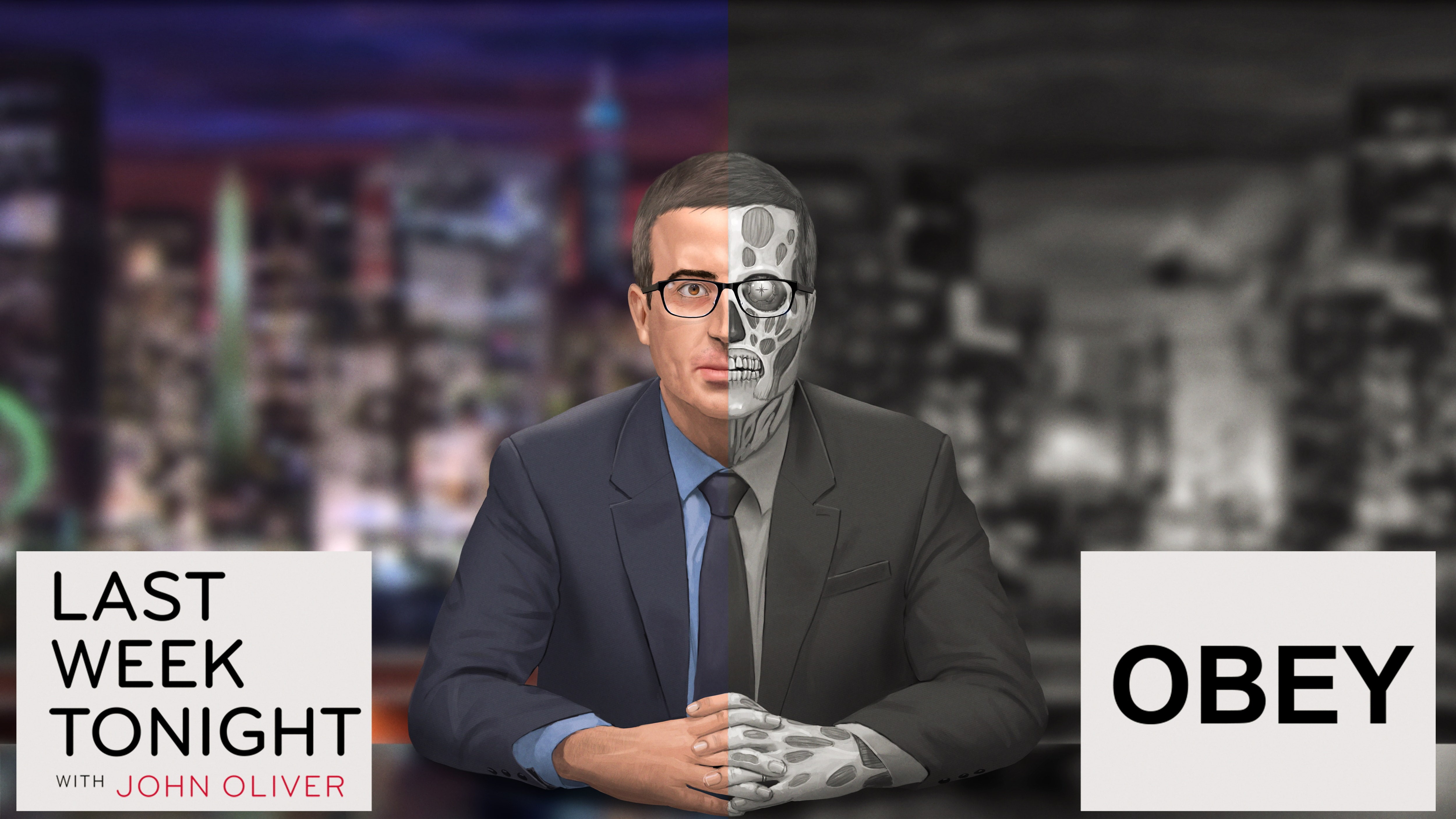 portrait, message, business, business person, males, adult, 4K, text, focus on foreground, John Oliver, one person, digital composite, suit, The Great Awakening, HD Wallpaper