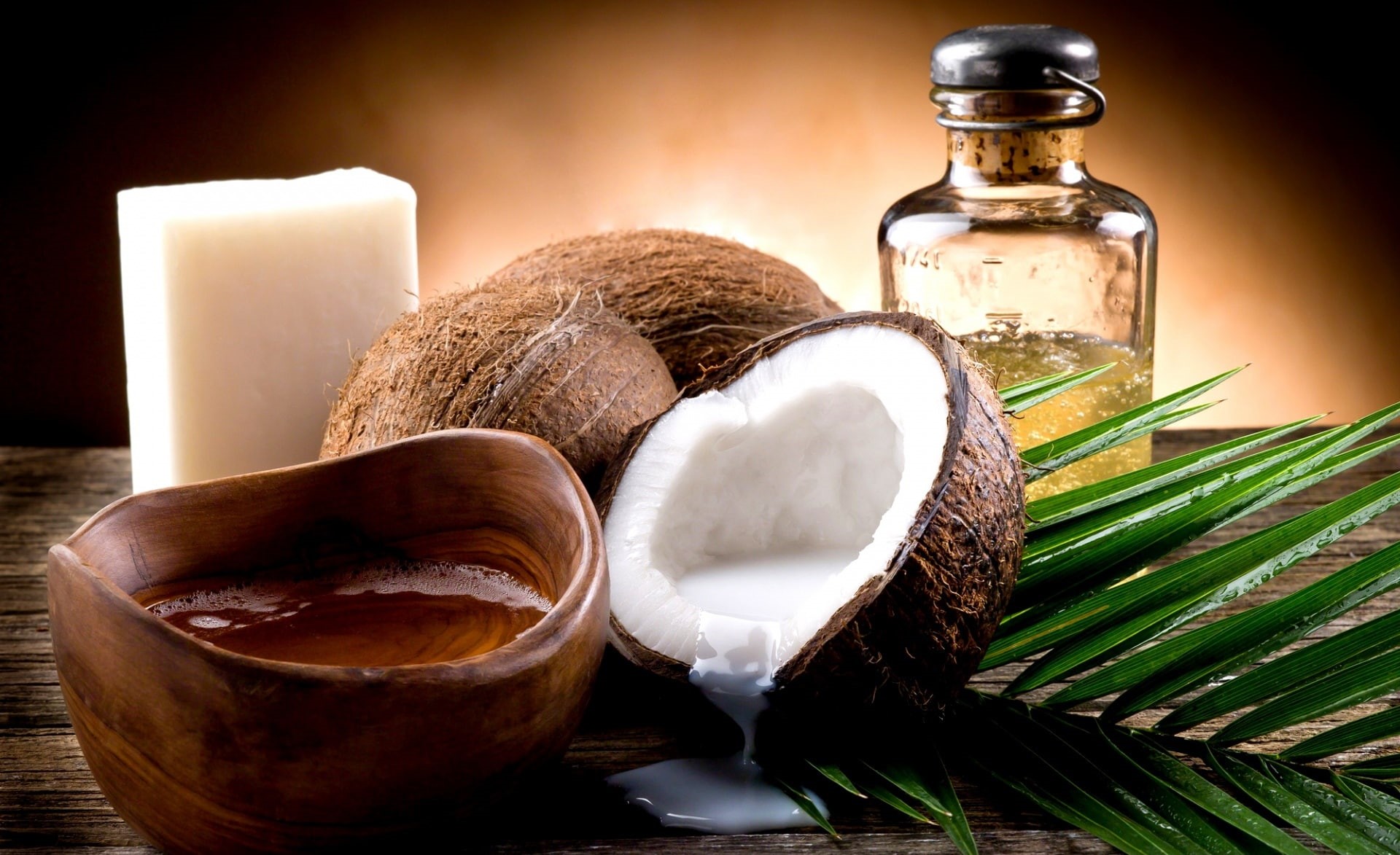 ko, cokos, 1080P, Aero, Coconut, oil, Macro, nature, HD Wallpaper