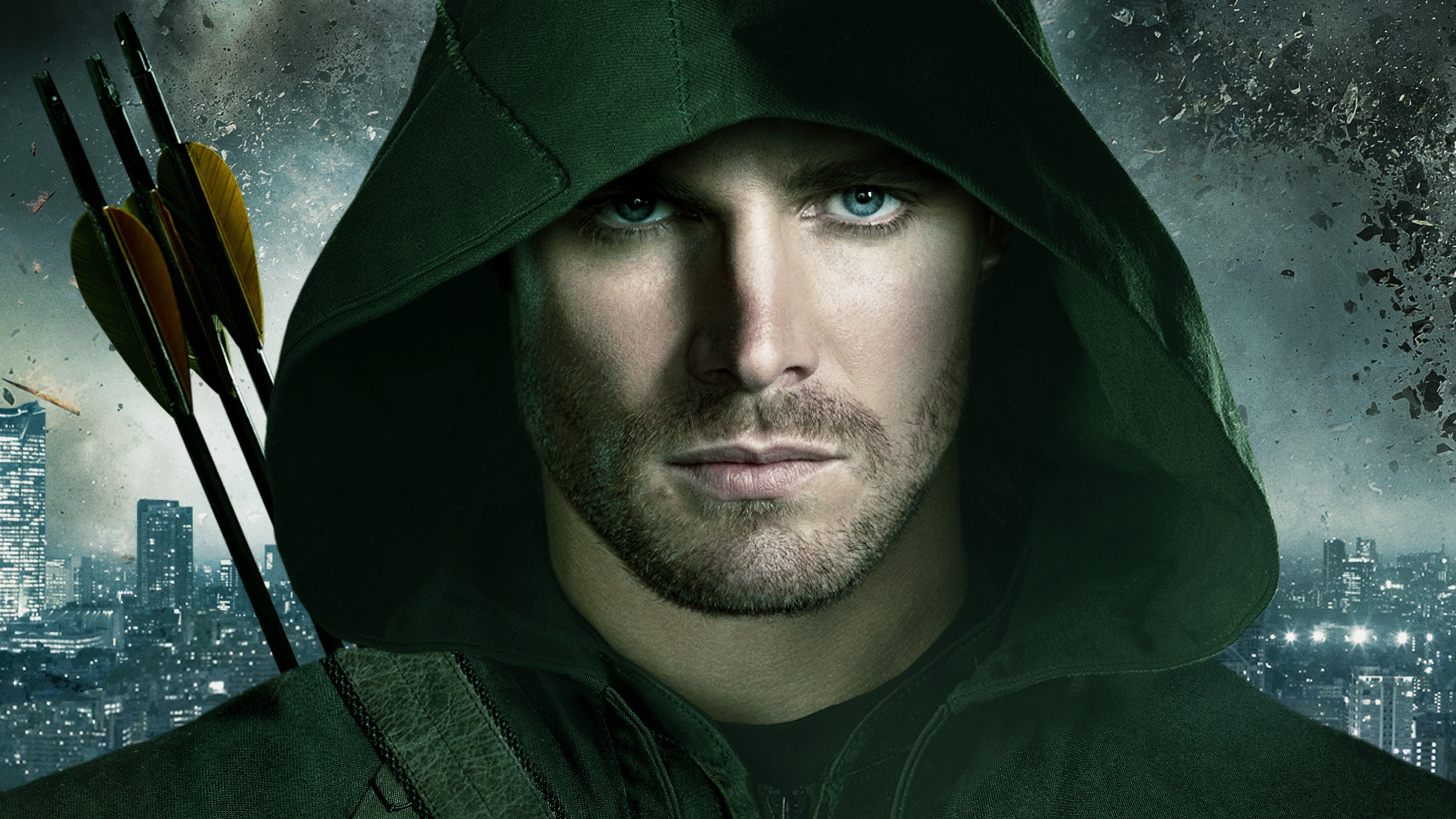 4K, Stephen Amell, Oliver Queen, HD, DC Comics, Arrow, 4K, HD Wallpaper