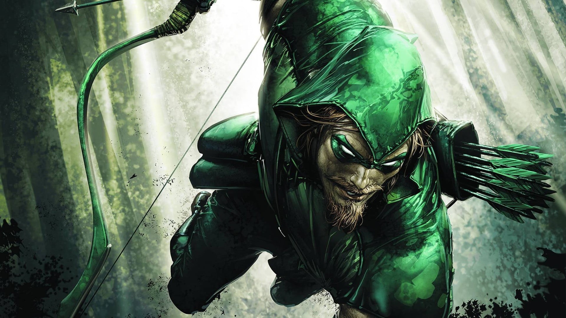 futuristic, creativity, DC Comics, protective Mask - Workwear, carnival - celebration event, male likeness, arrow, plastic, men, green color, HD Wallpaper