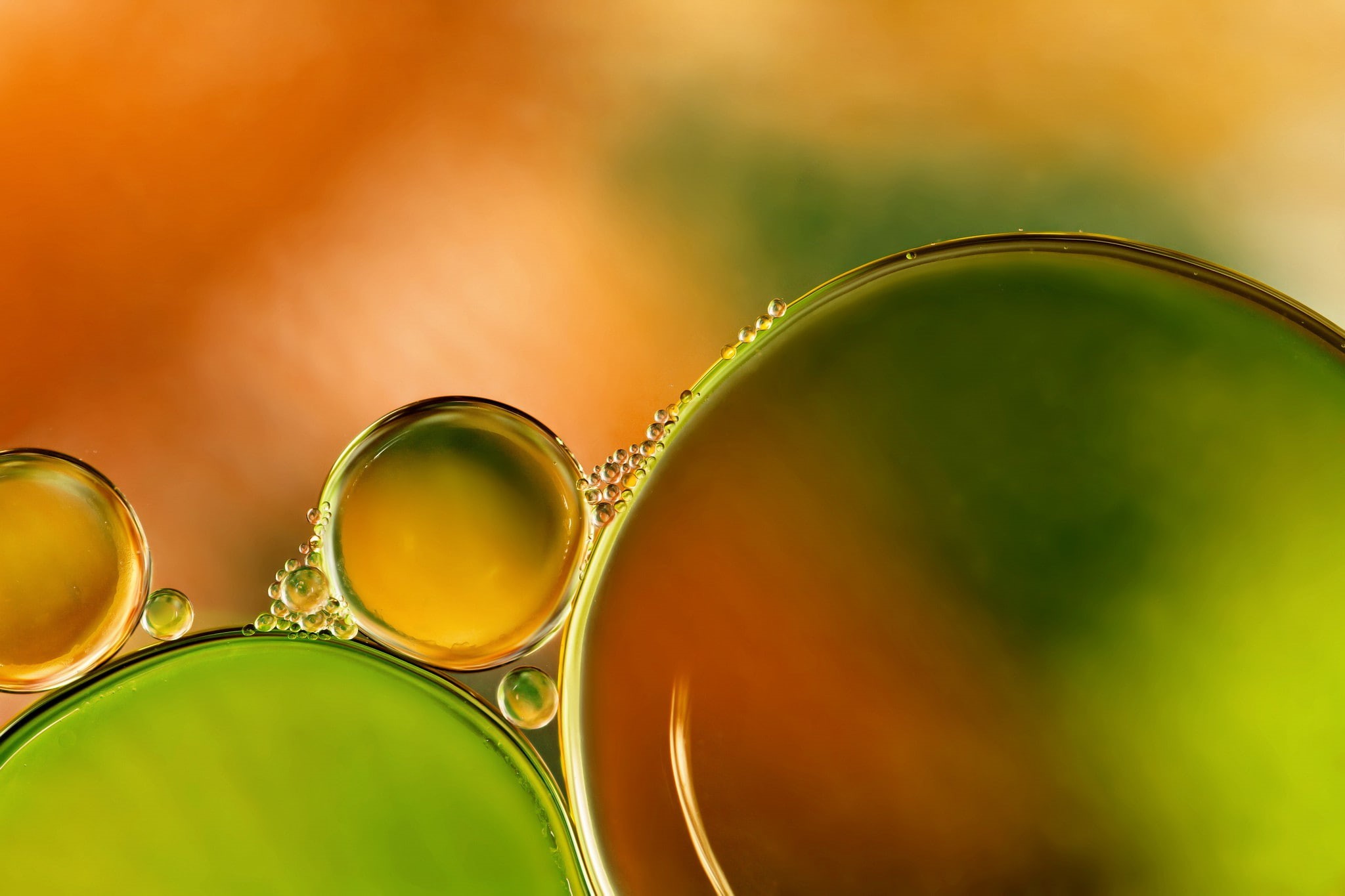 oil, liquid volume, water, 1080P, bubbles, color, Air, HD Wallpaper