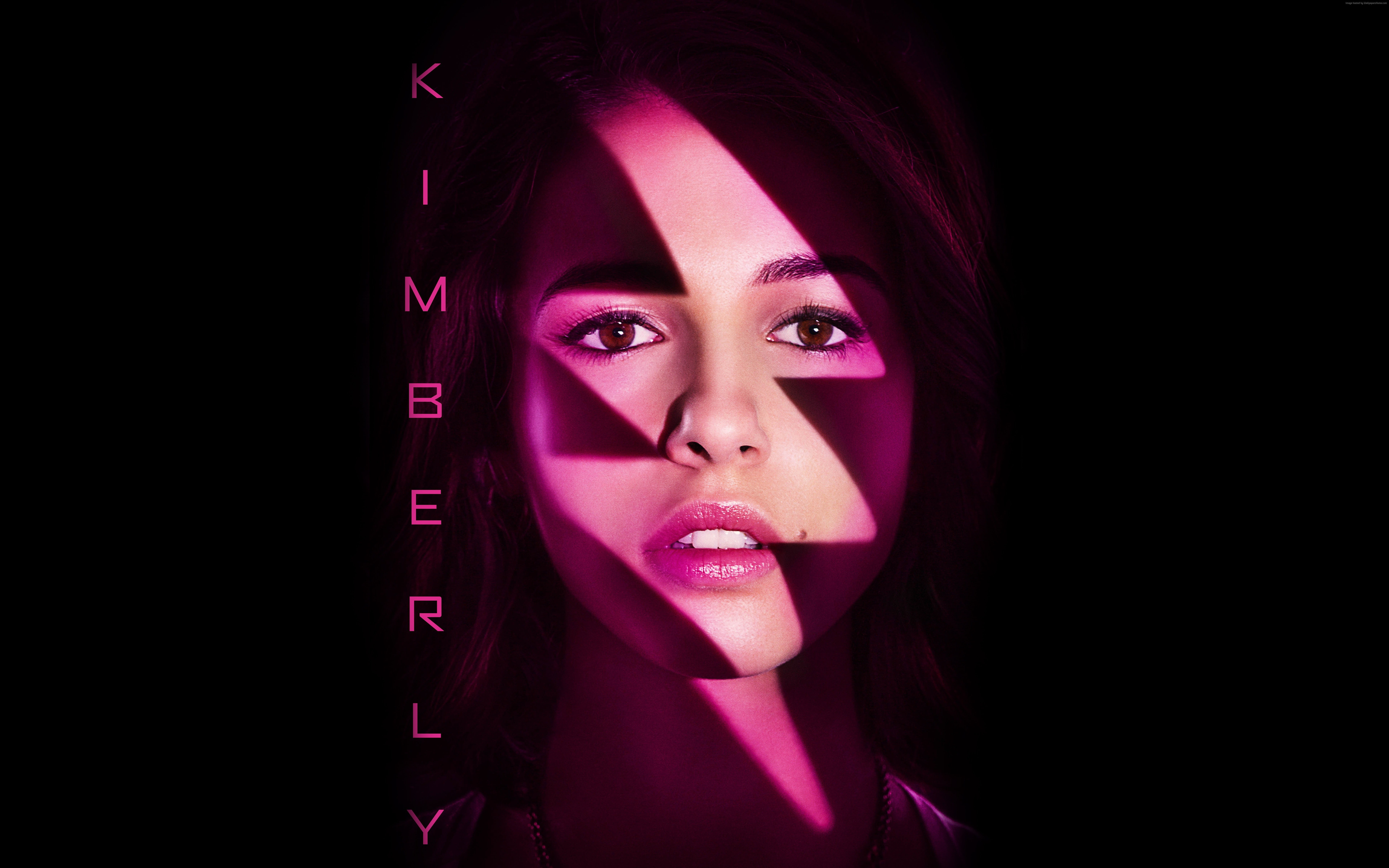 Power Rangers, superhero, pink, 8K, Naomi Scott, HD Wallpaper