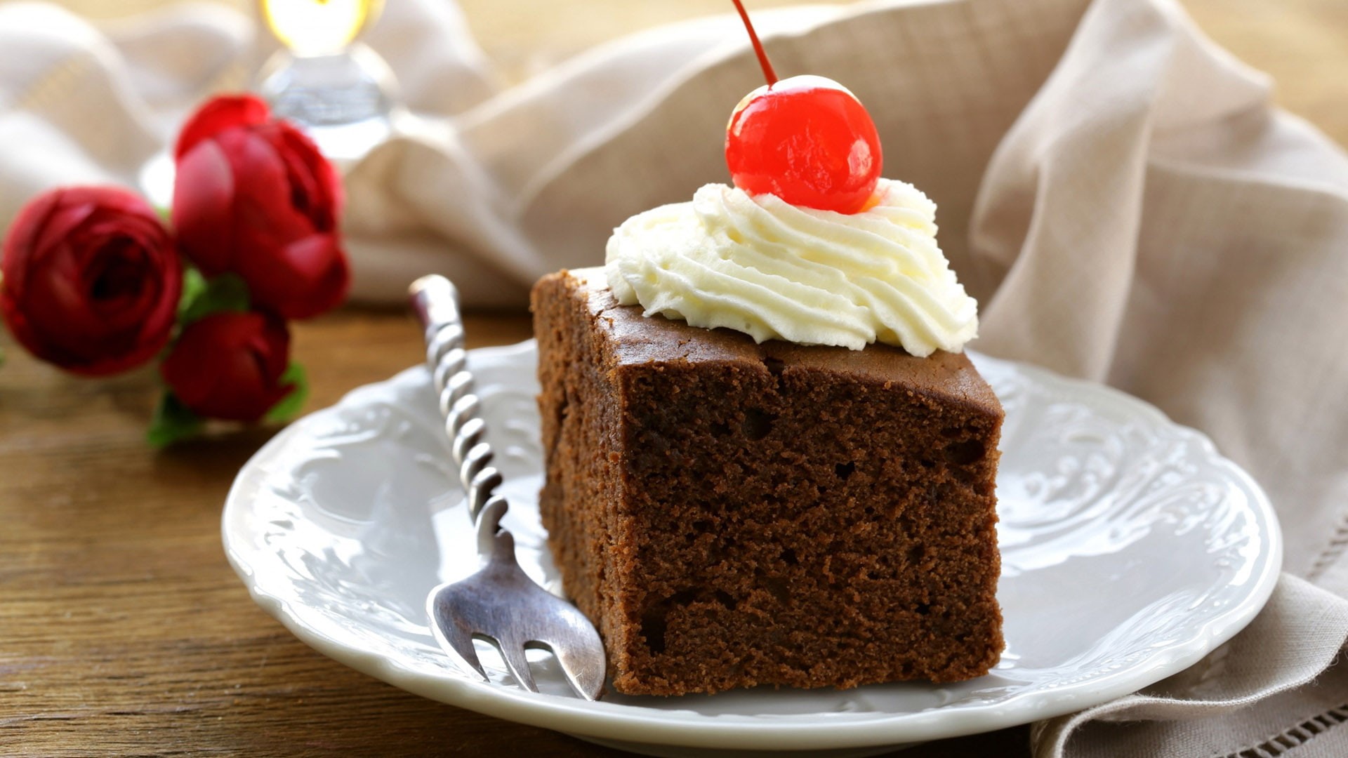 breakfast, cake, sweet, icing, lunch, eating, meal, ice, eat, 1080P, plate, tasty, dish, brown, delicious, frozen dessert, confectionery, nutrition, bakery, HD Wallpaper