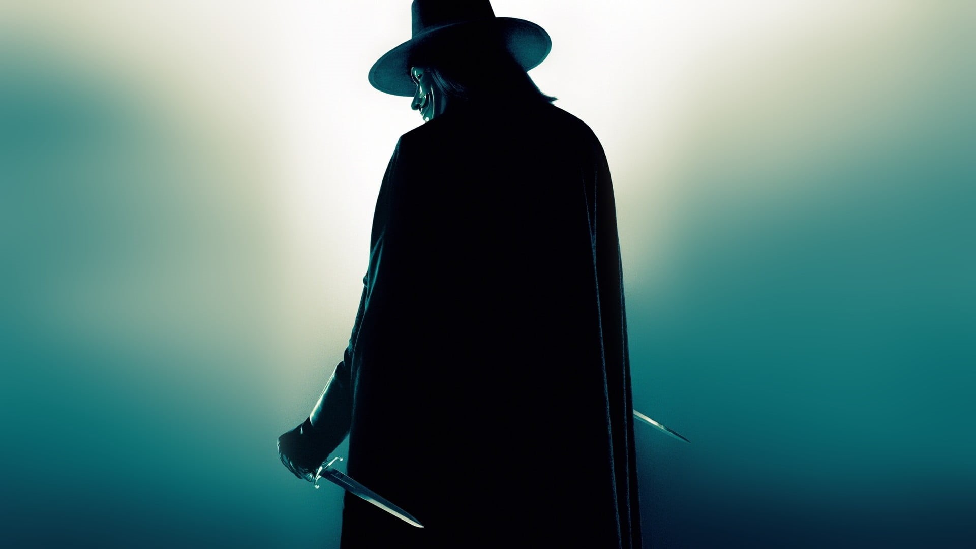 real people, fashion, women, Hugo Weaving, three quarter length, gradient, indoors, cape, copy space, 1080P, mannequin, silhouette, blue, wall - building feature, HD Wallpaper