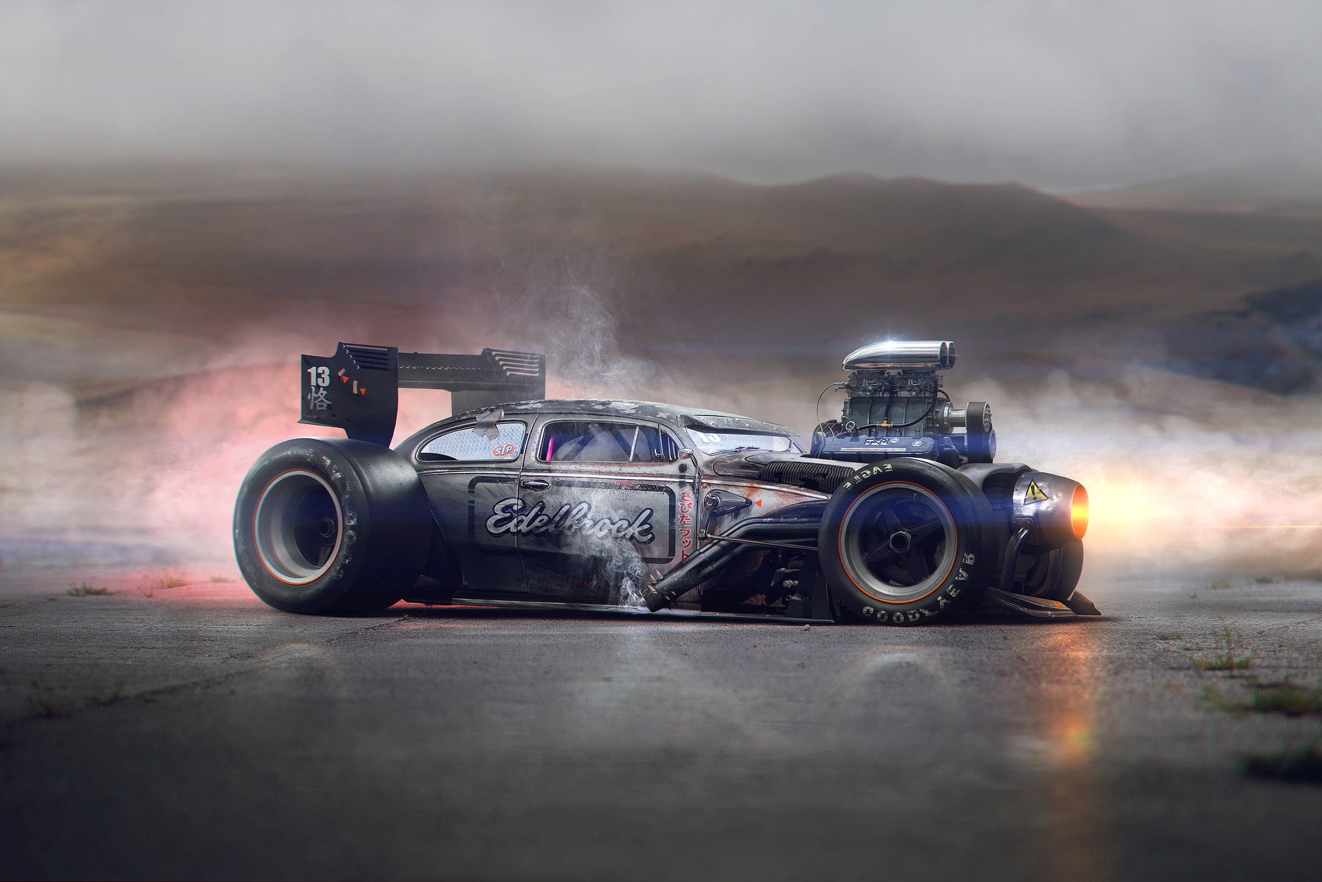 Power, Rat Rod, Tuning, 1080P, Beetle, Future, Engine, Hugo Silva, Volkswagen, HD Wallpaper