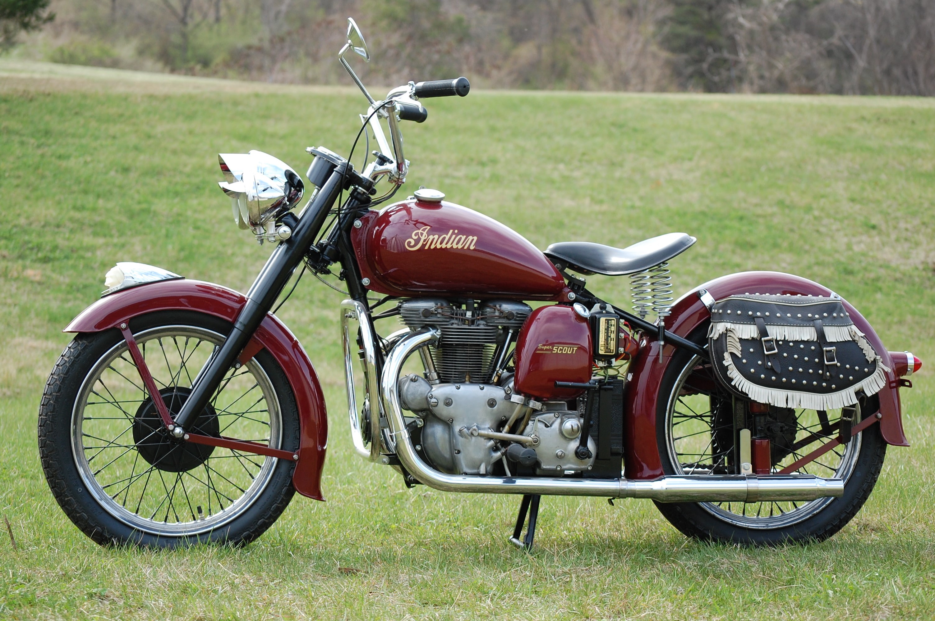 indian, 2K, 1949, h jpg, 249, retro, model, scout, super, HD Wallpaper