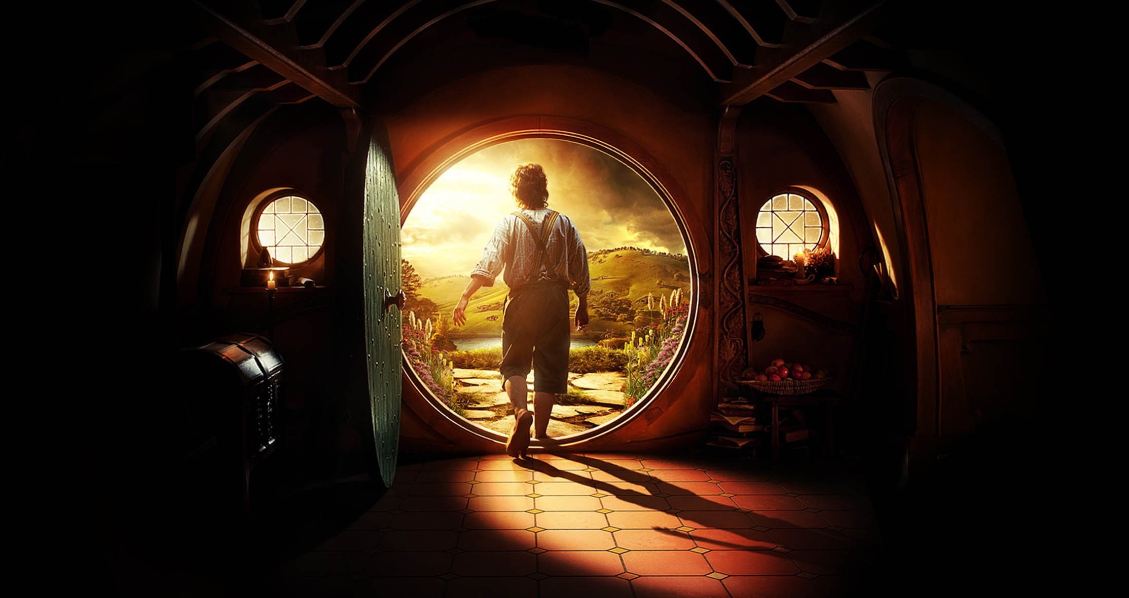 built structure, back lit, men, window, day, standing, building, The Hobbit, appliance, full length, people, movies, indoors, rear view, sunlight, dark, HD Wallpaper