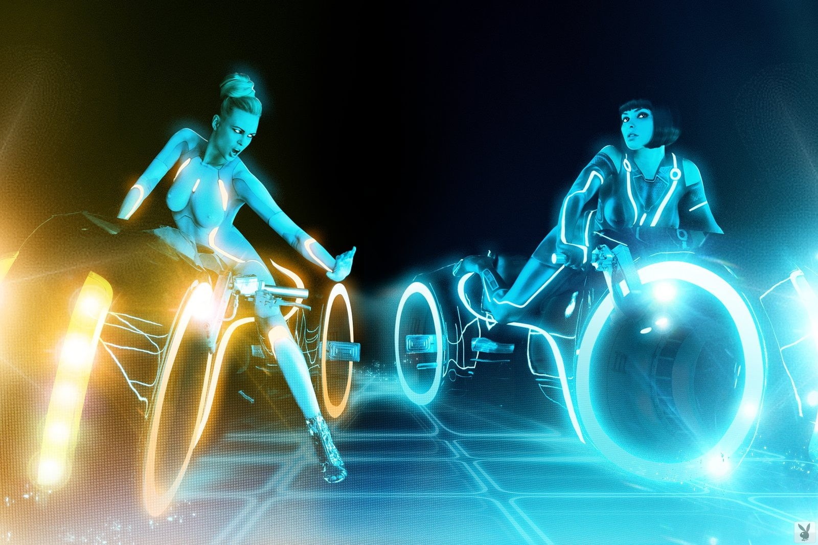 wireless technology, creativity, clothing, effort, technology, tron, motion, girls, internet, illuminated, futuristic, cycling, human body part, human representation, HD Wallpaper