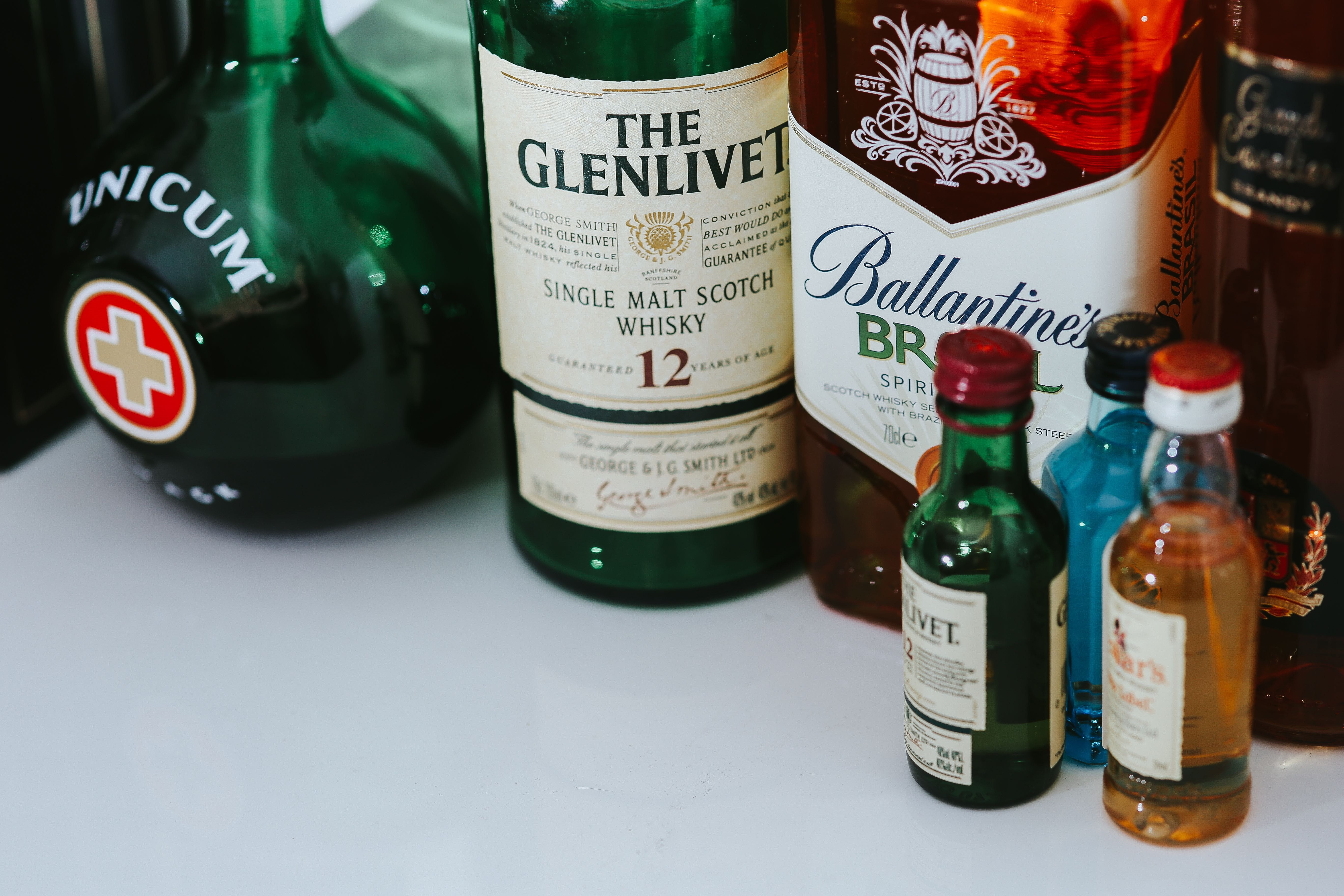 label, still life, beer bottle, marijuana - herbal cannabis, close-up, healthcare And Medicine, wine bottle, choice, no people, refreshment, unicum, text, HD Wallpaper