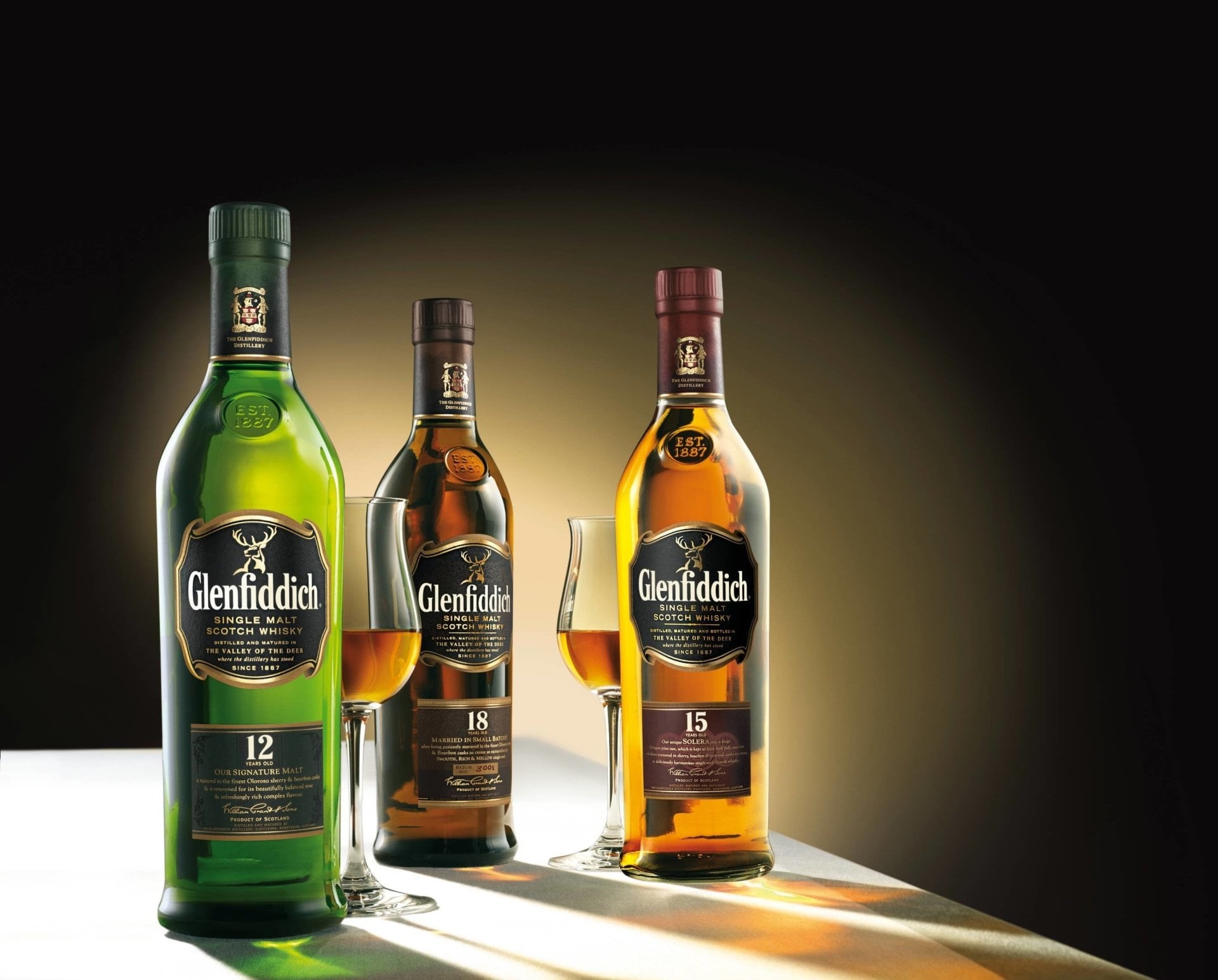 nature, text, beer - alcohol, container, refreshment, drink, liquor, studio shot, Food, food and drink, bottles, still life, indoors, glenfiddich, variation, HD Wallpaper