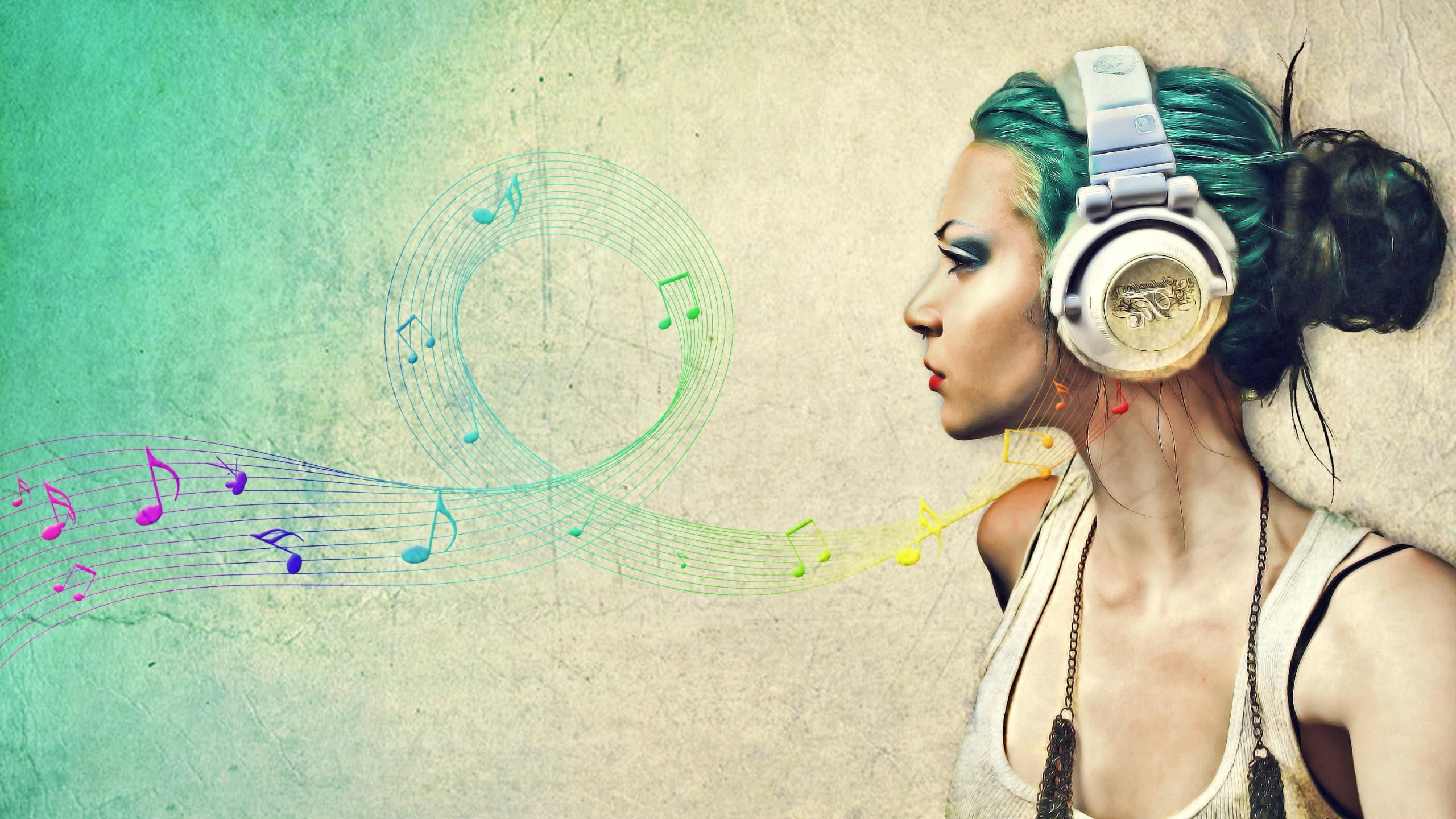 desktop, 2K, dance, resolution, zing, listen, cocacolagirlie, 2560x1440, Music, anime, high, HD Wallpaper