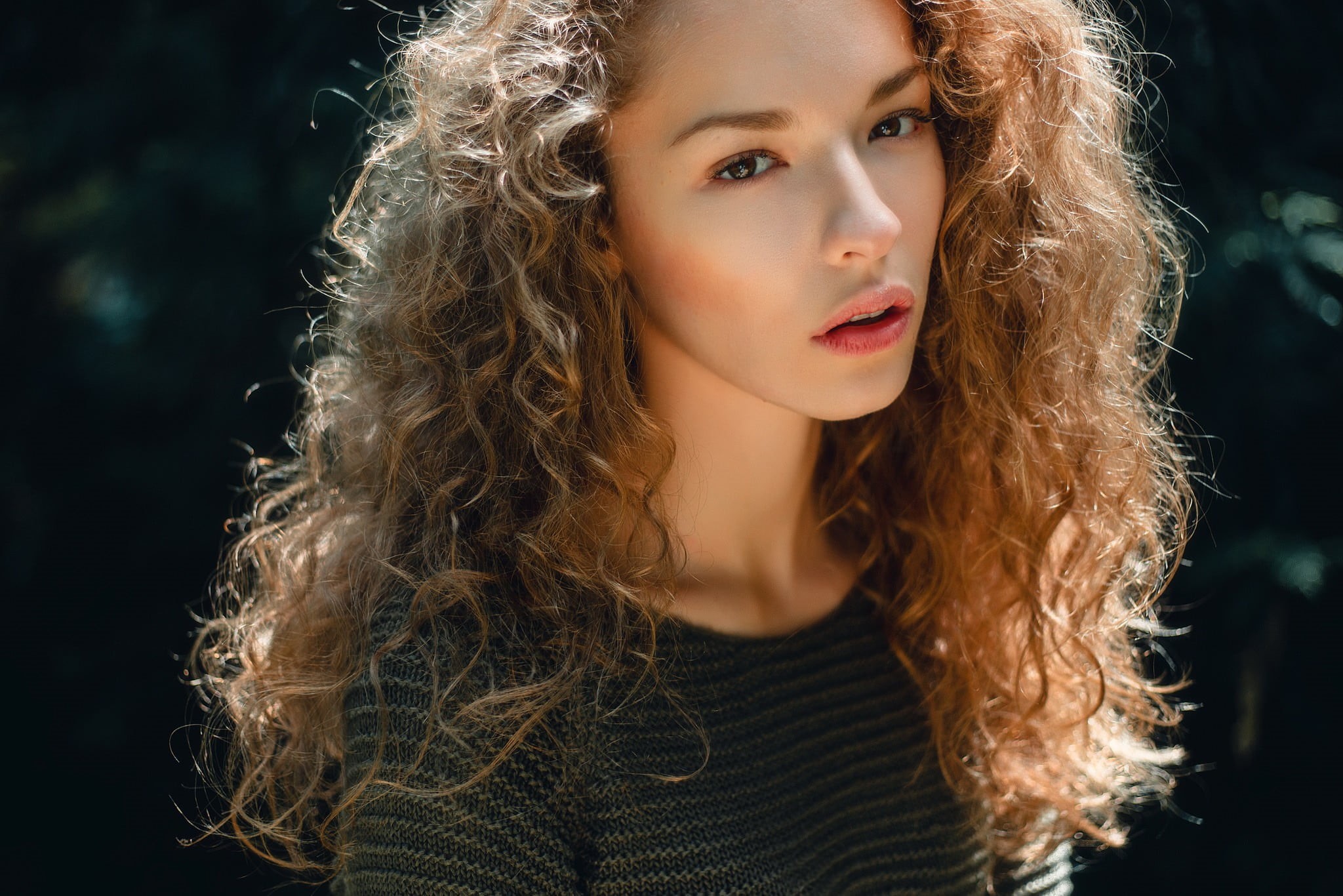 Lisa Alexanina, fashion, face, beautiful woman, looking at viewer, one person, Ivan Proskurin, blonde, close-up, beauty, portrait, looking at camera, adult, HD Wallpaper