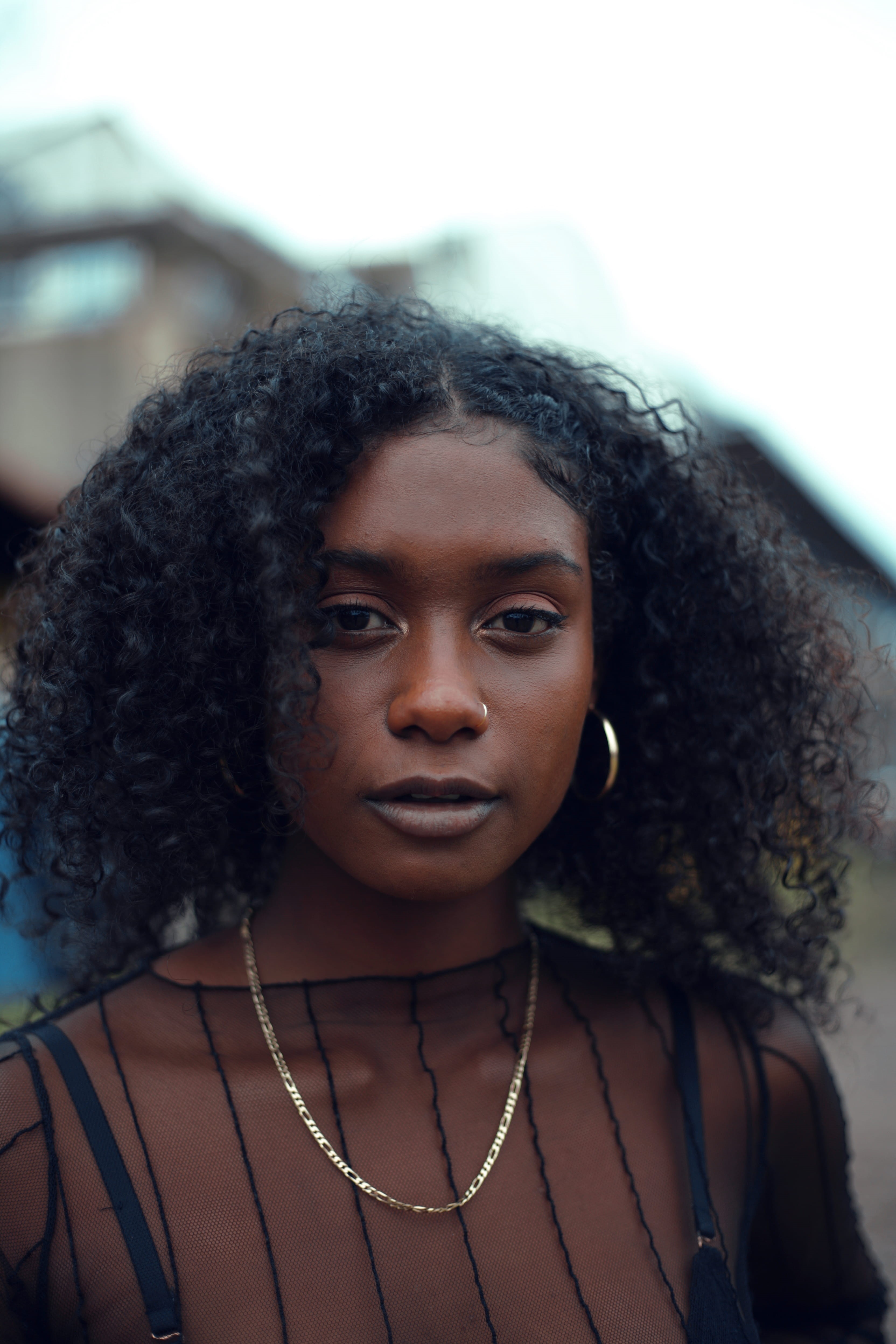 person, dreadlocks, casual clothing, real people, woman, photo, accessory, night life, beautiful woman, head, hoop, bead, wig, hair, wearing, female, portrait, Phone HD Wallpaper