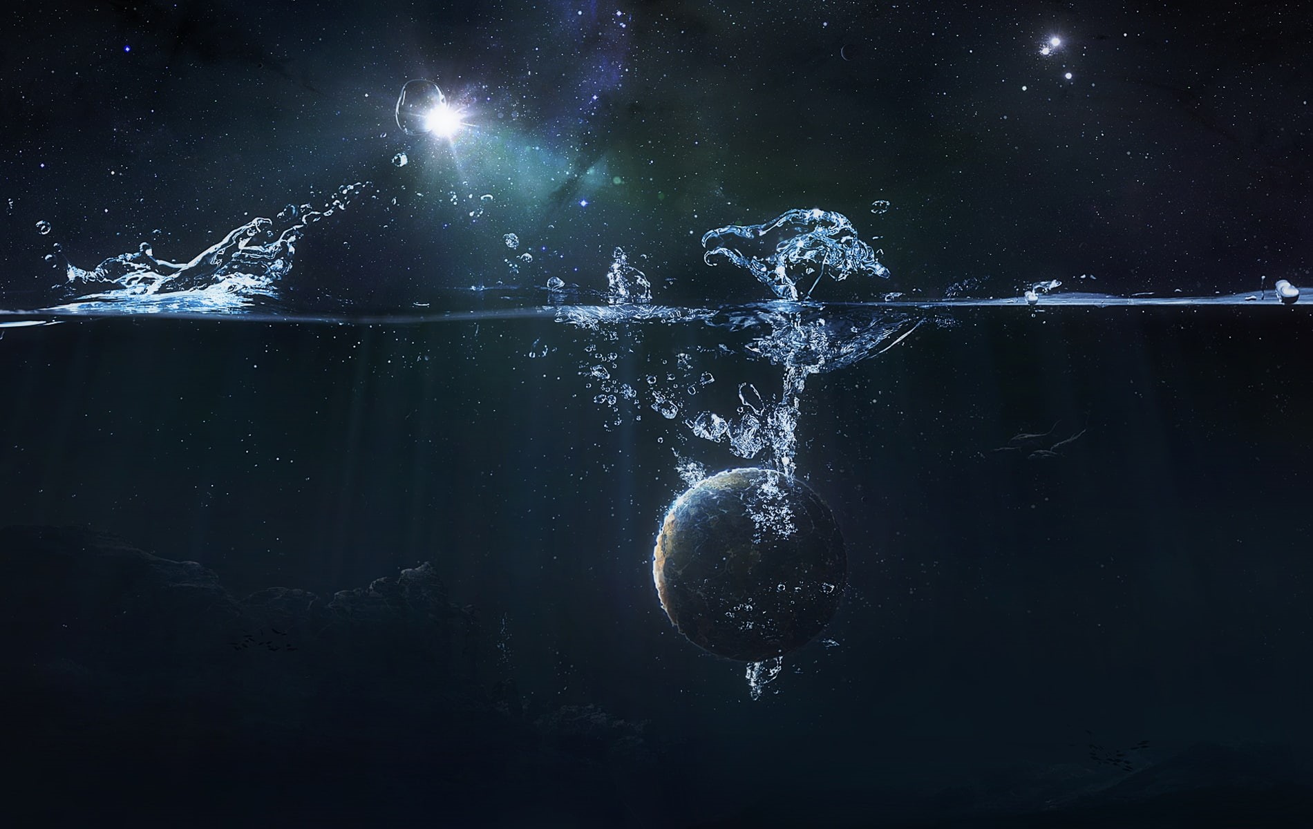 sweet, hd, related, wall, splash, sunkany, art, moons, plunge, water, moon, therepic, x, crucifixes, 720P, space, HD Wallpaper