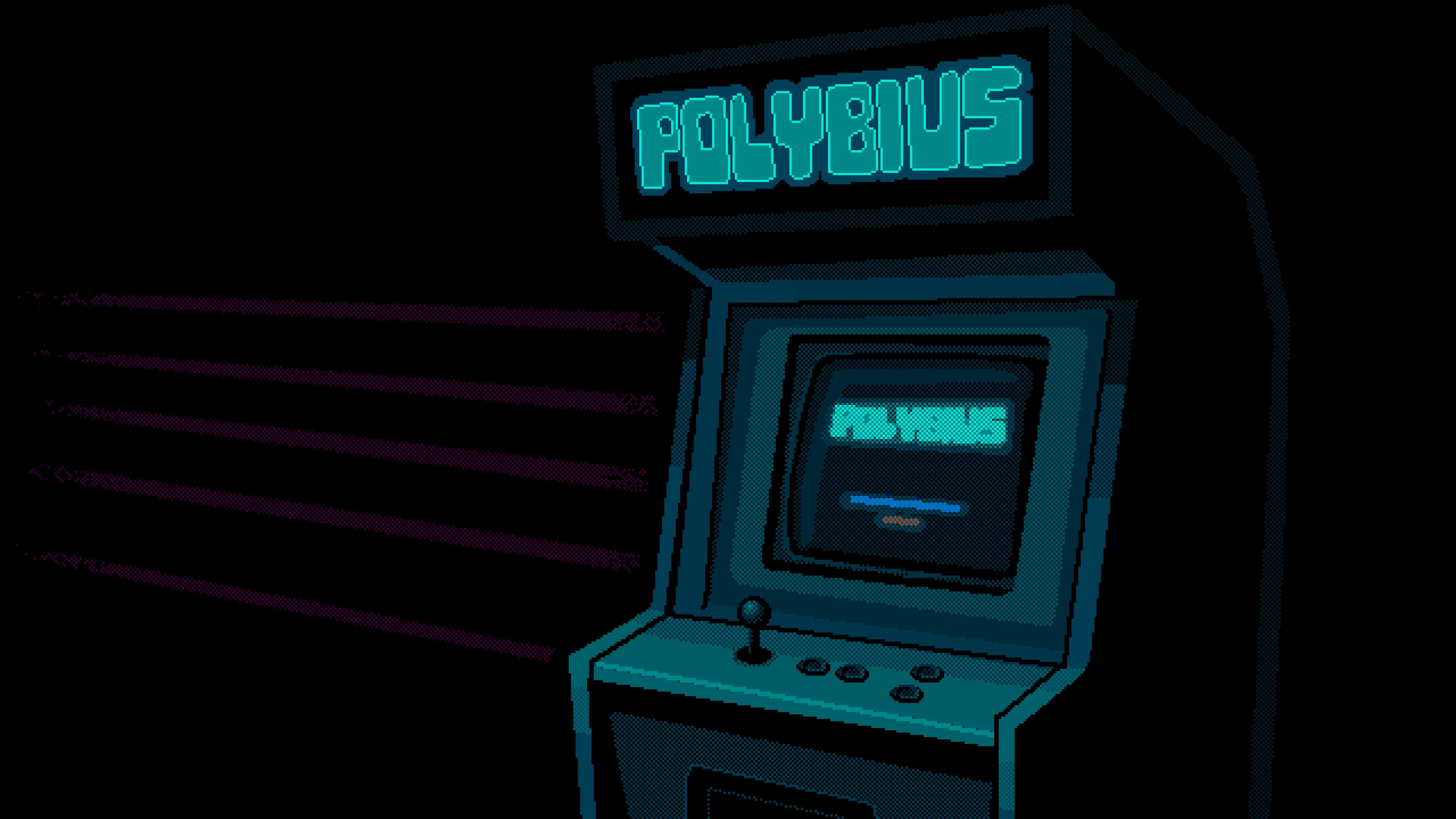 pixel art, arcade machine, 4K, artwork, arcade, polybius, HD Wallpaper