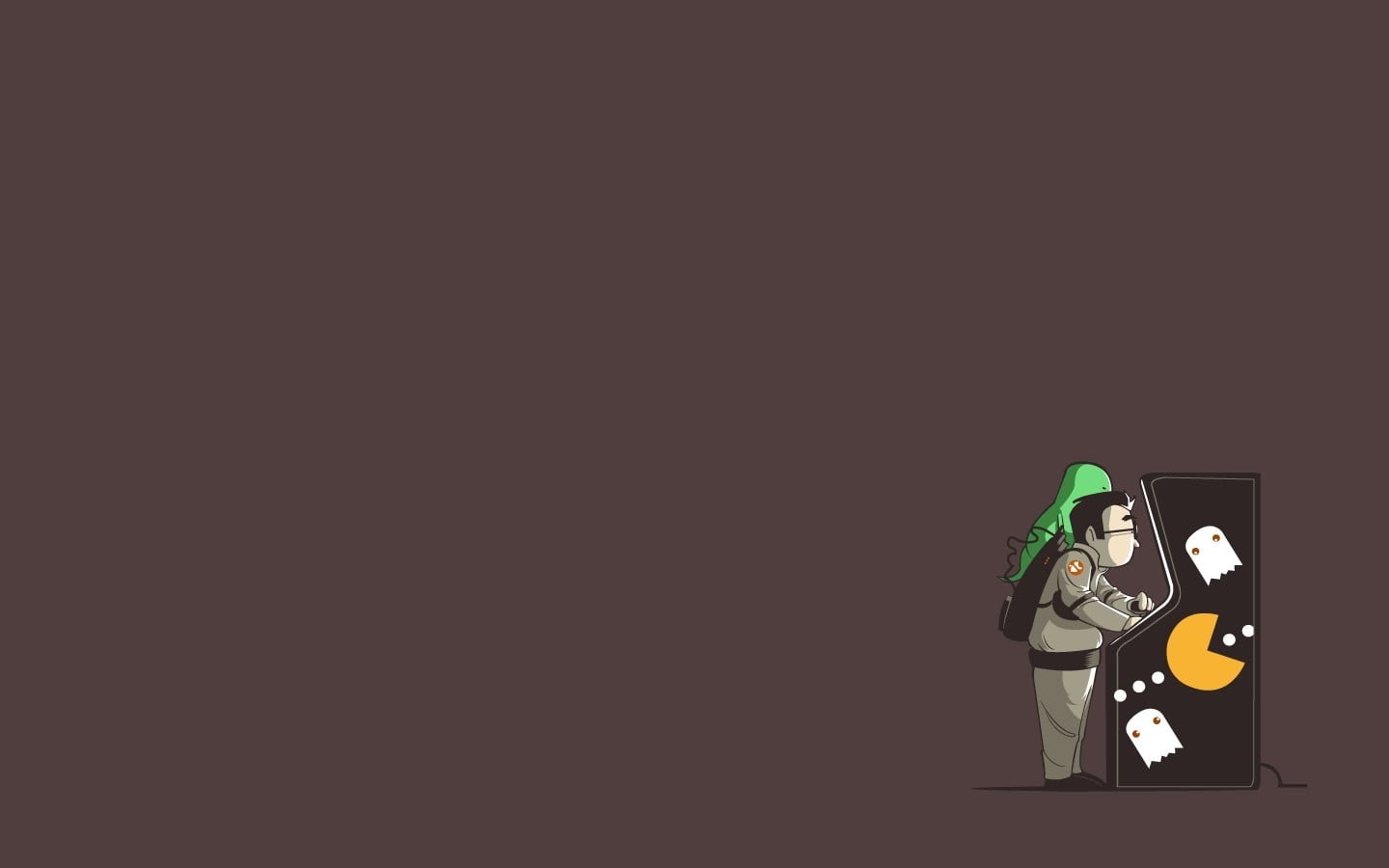 character, toy, copy space, minimalism, young men, representation, indoors, ghostbuster, full length, still life, playing, man, pac, figurine, arcade, cut out, HD Wallpaper