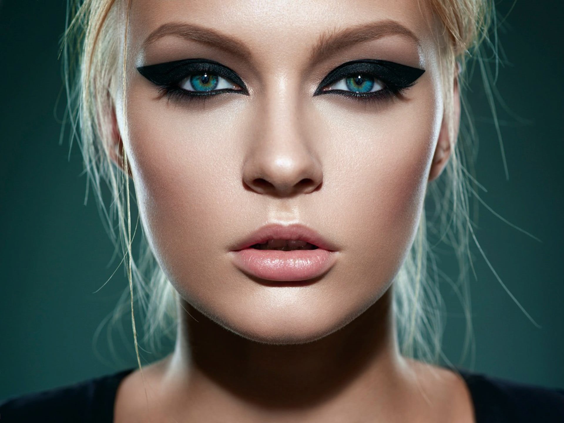 human lips, make-up, headshot, adult, human body part, face, eyebrow, fashion model, close-up, young adult, front view, beauty, body part, fashion, eyeshadow, HD Wallpaper