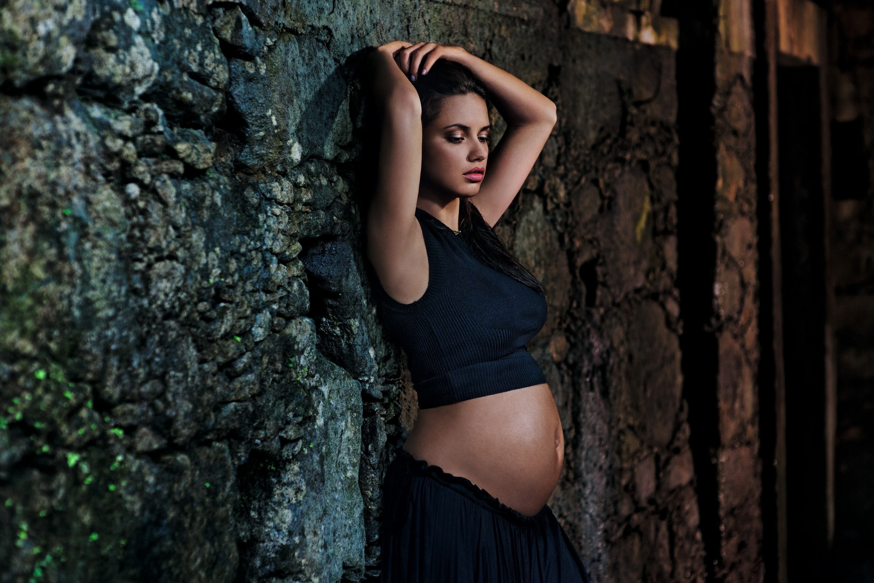 Adriana Lima, beautiful woman, women, one person, adult, hair, standing, trunk, tree trunk, hairstyle, clothing, young women, real people, model, young adult, HD Wallpaper