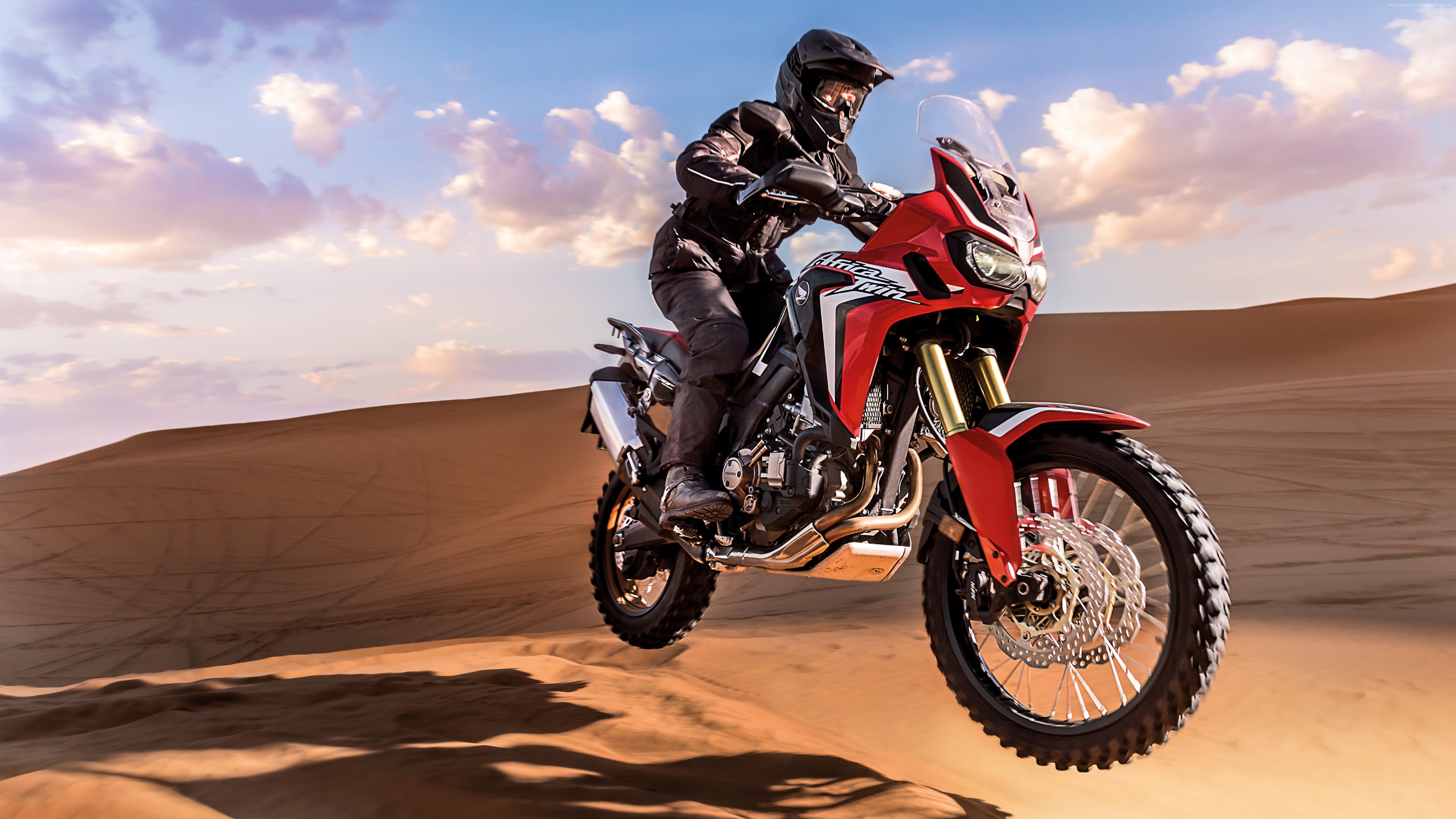 4K, Honda CRF1000 Africa Twin, HD Wallpaper