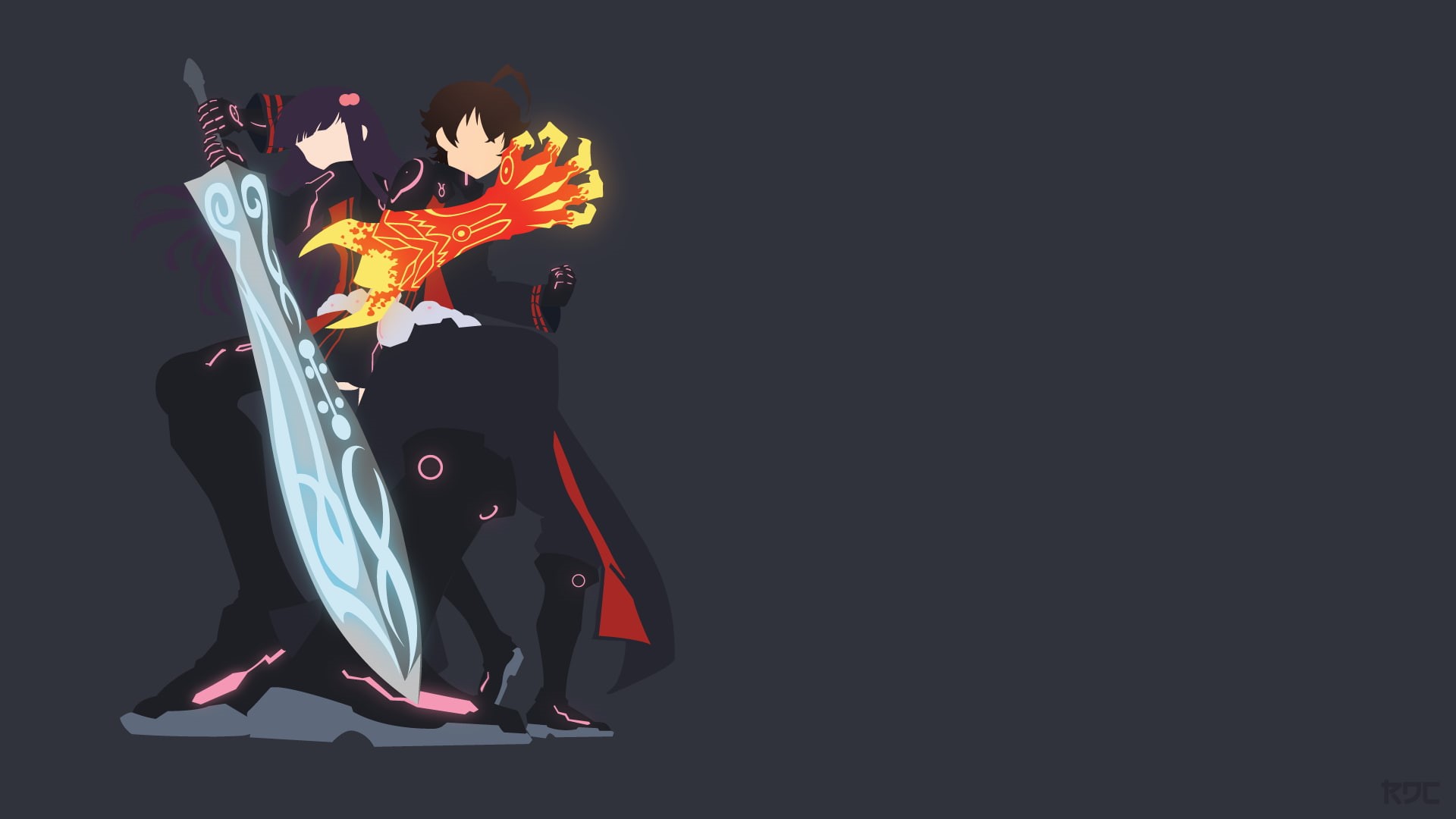 fashion, representation, Adashino Benio, black background, copy space, indoors, costume, studio shot, Sousei no Onmyouji, standing, performance, art and craft, HD Wallpaper