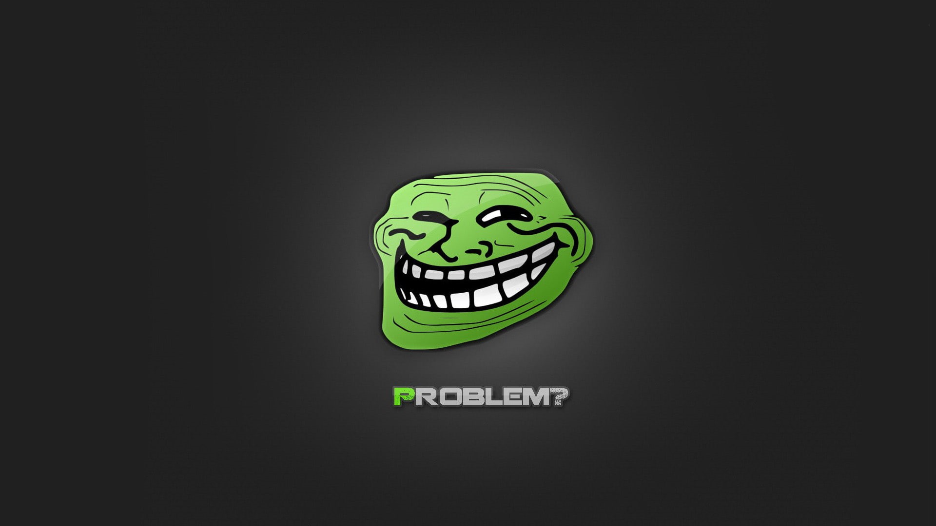 meme, funny, gray background, gray, 1080P, background, problem, HD Wallpaper